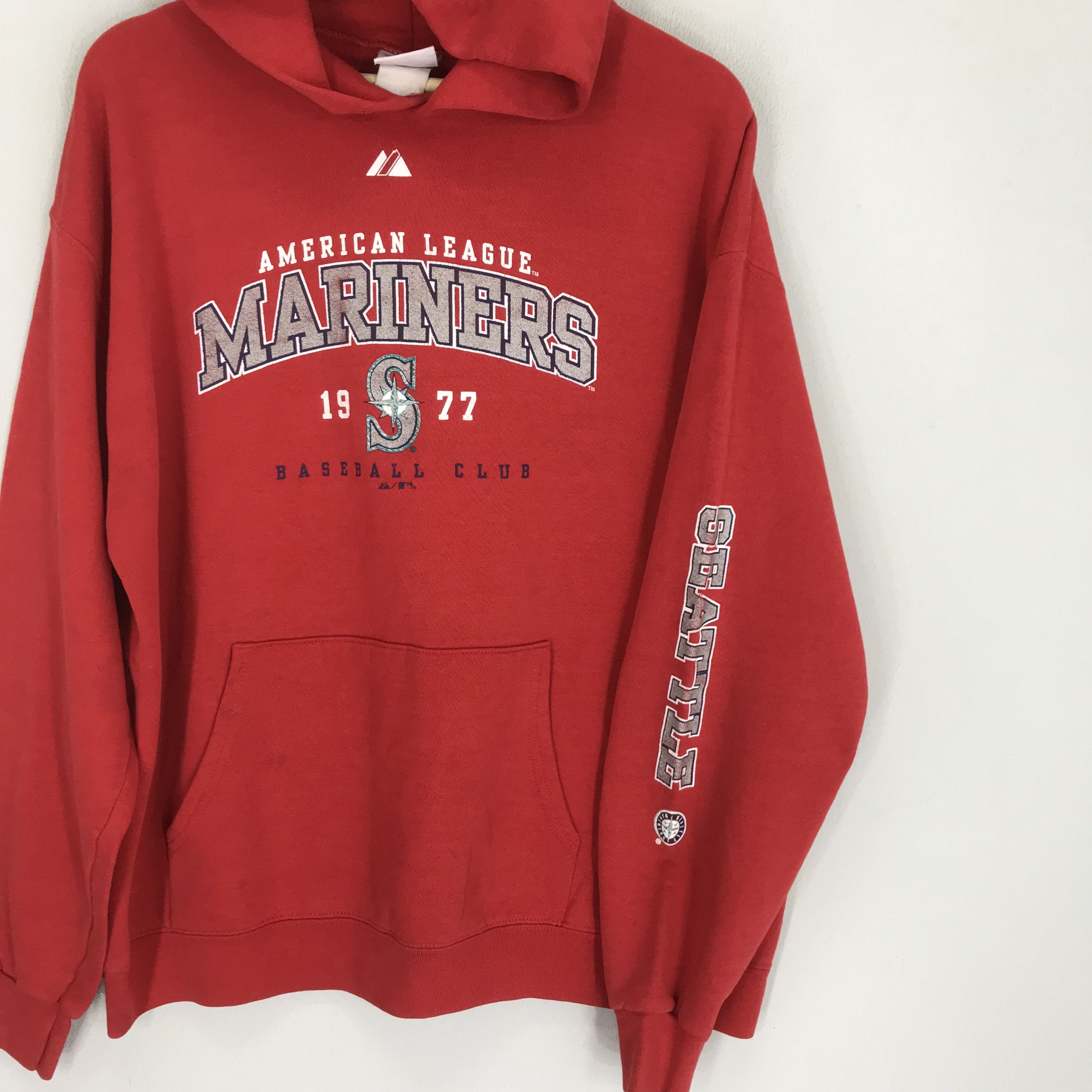 Marine Serre Vintage Seattle Mariners Baseball Team Sweater Red - 308 Size US L / EU 52-54 / 3 - 6 Thumbnail