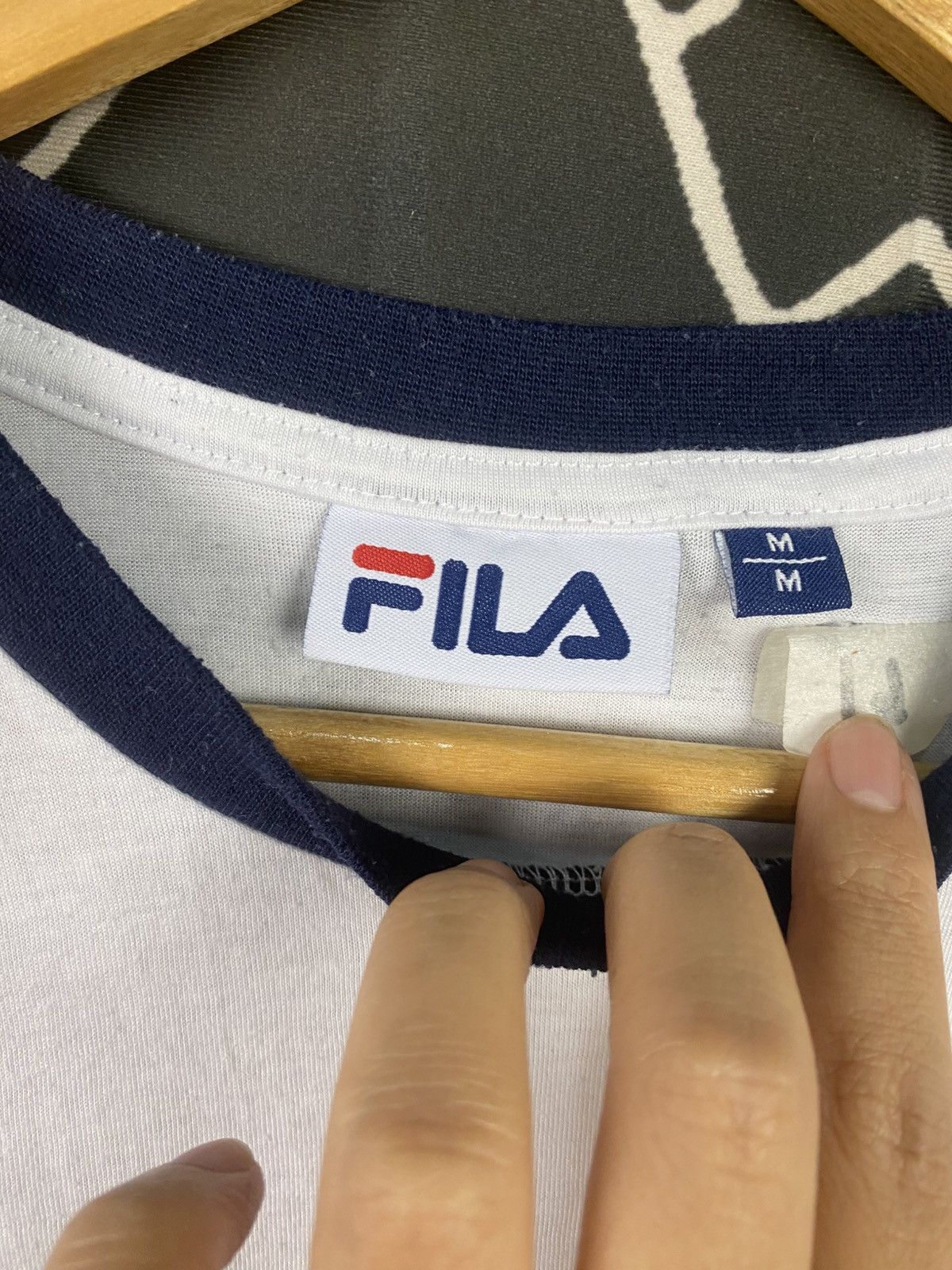 Fila Vintage Fila Ringer Tshirt Size US M / EU 48-50 / 2 - 3 Thumbnail