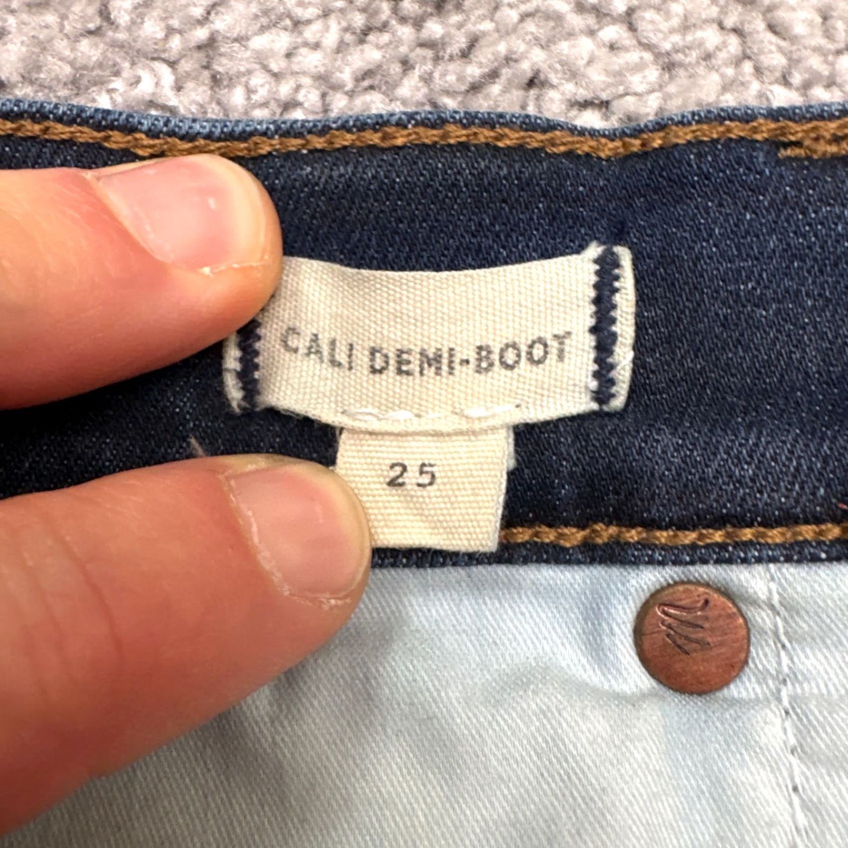Madewell Madewell Cali Denim Jeans Womens 25 Larkspur Wash High Rise Stretch Bootcut Denim Blue 5-Pocket Mens? (Note: Gender should be Womens) Size 42" / US 20 - 7 Thumbnail