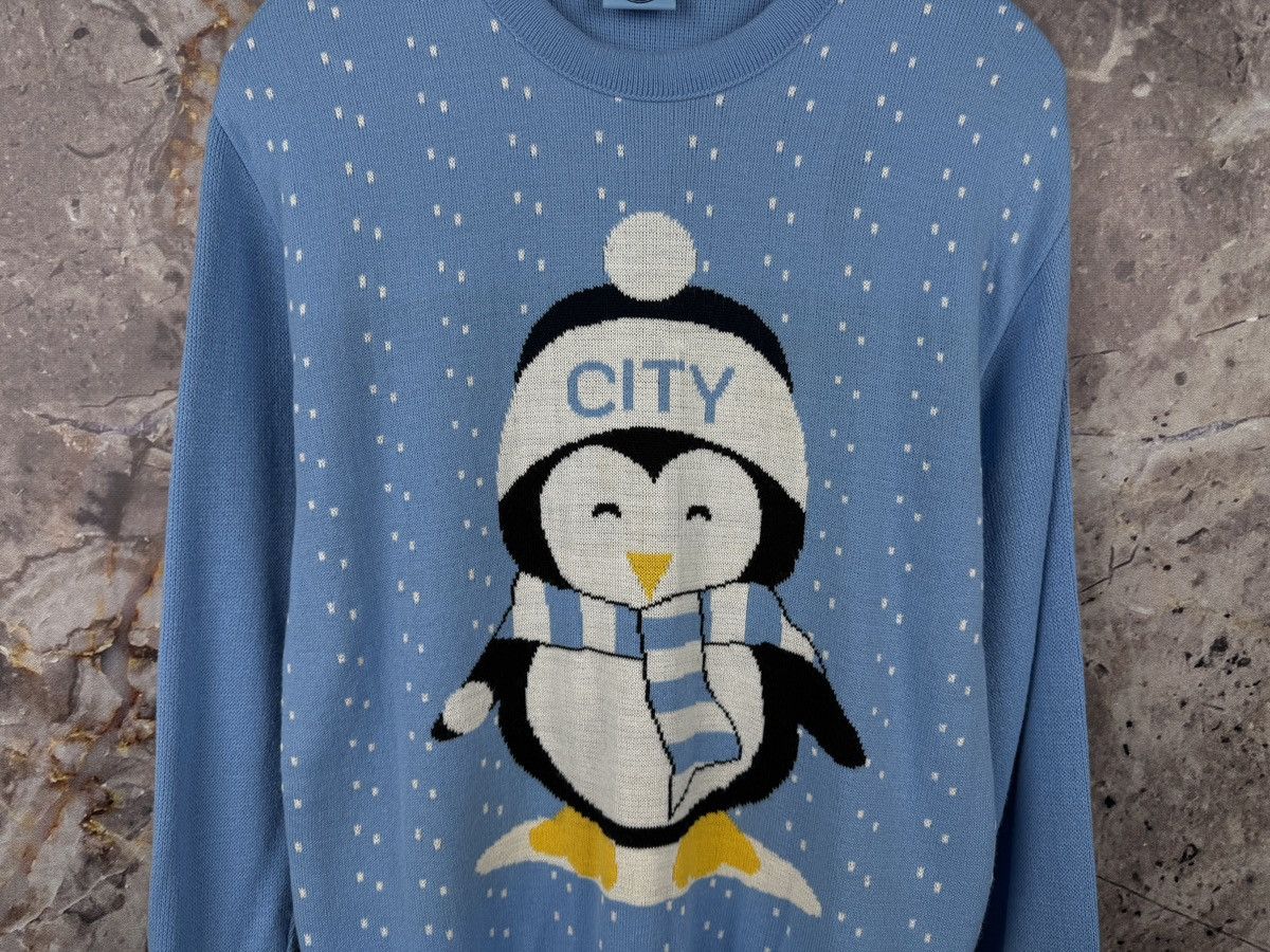 Nike Manchester City Sweater Pullover Winter Penguin Size Medium Size US M / EU 48-50 / 2 - 3 Thumbnail