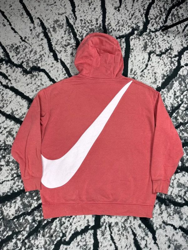 Nike Nike swoosh logo pink oversize hoodie M Size US M / EU 48-50 / 2 - 2 Thumbnail