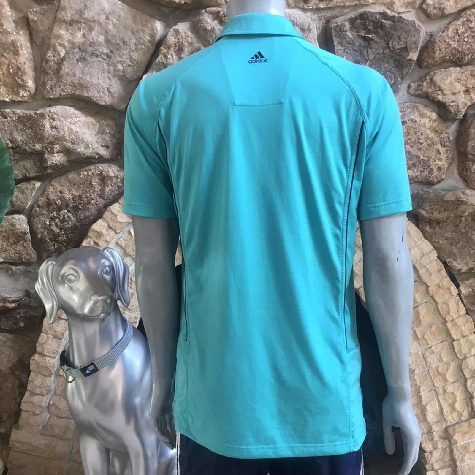 Adidas adidas Green Golf Short Sleeve Polo Shirt Men's M Size US M / EU 48-50 / 2 - 5 Thumbnail