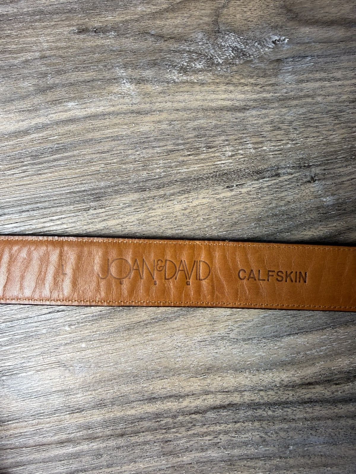 MCM Joan & David Calfskin Leather Belt 37” w/ MCM Italian Size ONE SIZE - 4 Thumbnail