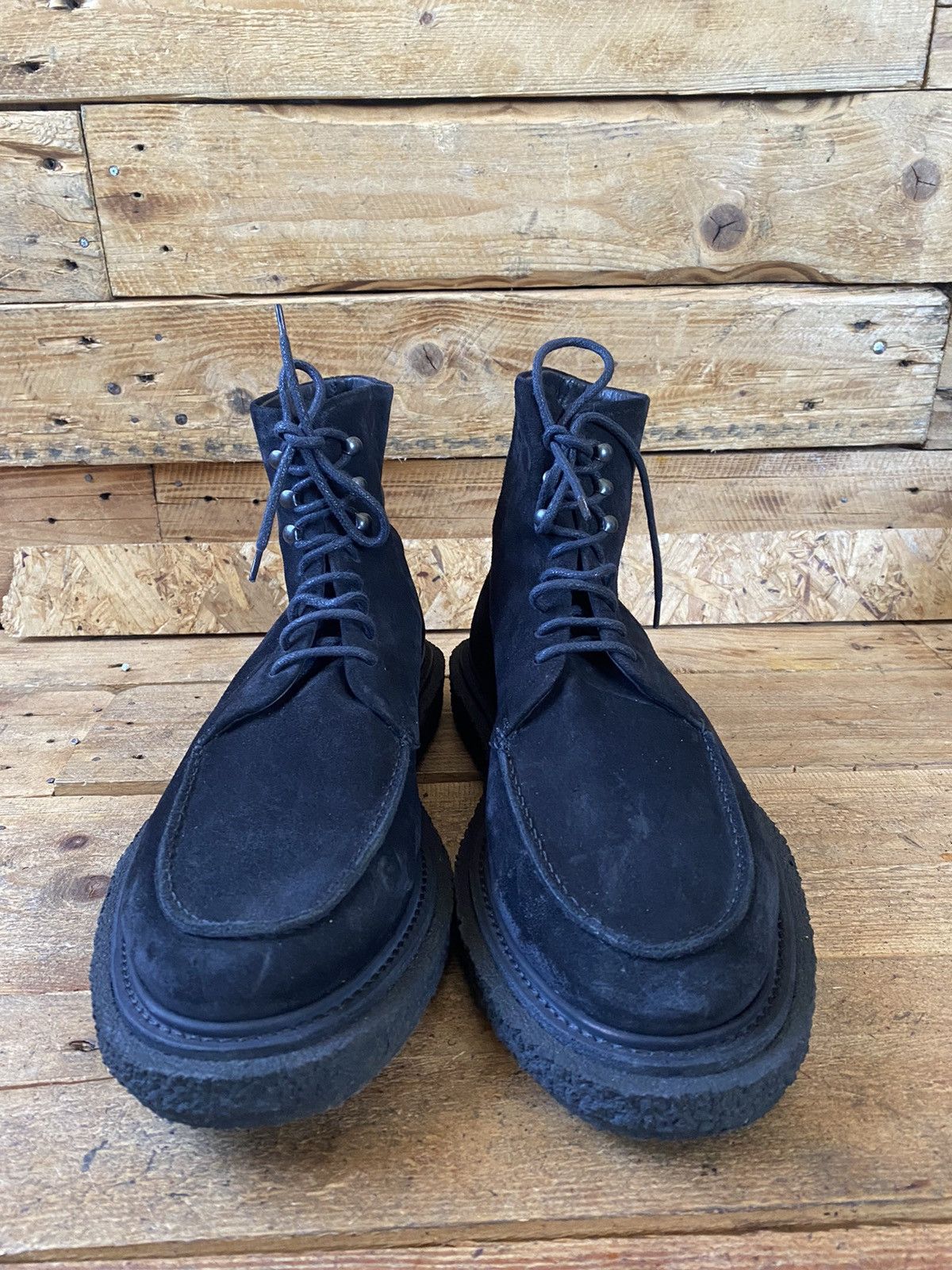 If Six Was Nine × Officine Creative Officine creative bullet black suede combat boots sz 42 Size US 9 / EU 42 - 5 Thumbnail