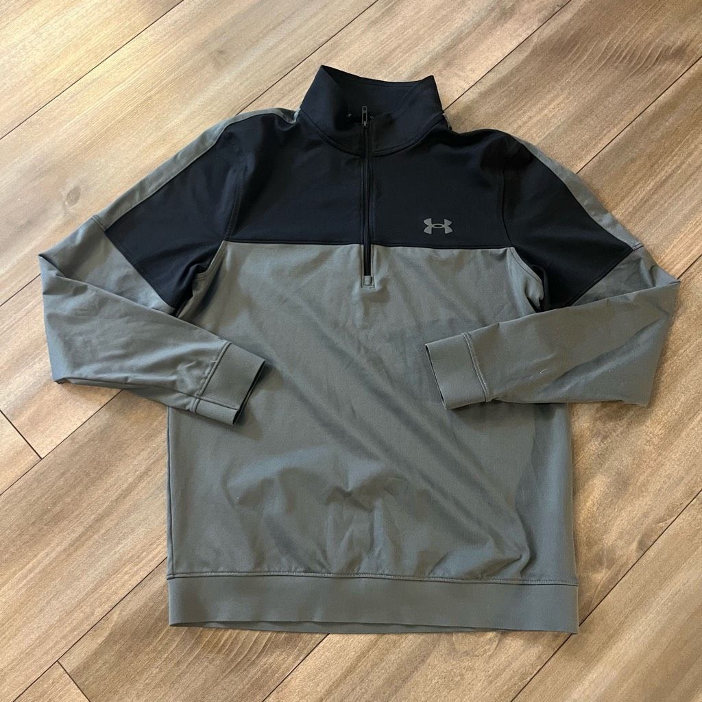 Under Armour Under Armour Black/Grey Athletic Casual Hoodie Men Small Size US S / EU 44-46 / 1 - 1 Thumbnail