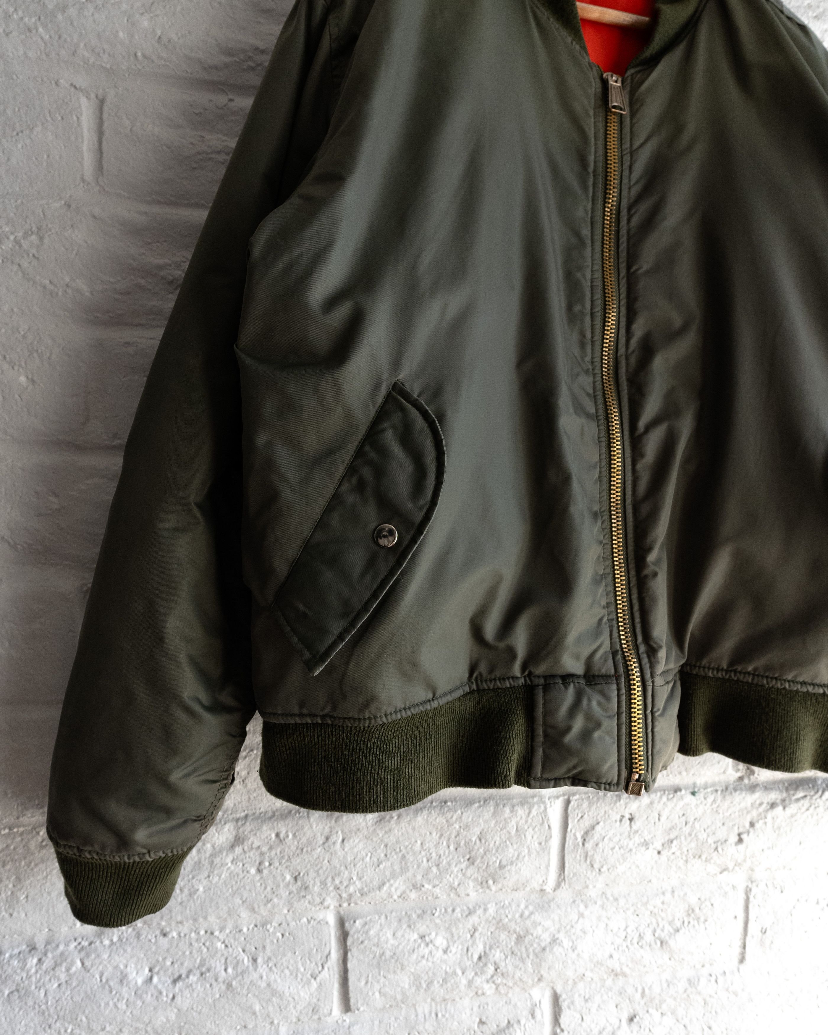 Vintage Vintage Rothco MA-1 Bomber Jacket Olive Green Men's XL Size US XL / EU 56 / 4 - 10 Thumbnail
