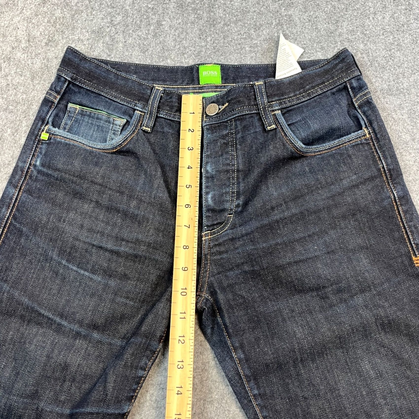 Hugo Boss HUGO BOSS Jeans Denox Regular Tapered 32 32 Dark Wash Blue Stretch Label Mens Denim 5-Pocket Size US 32 / EU 48 - 5 Thumbnail