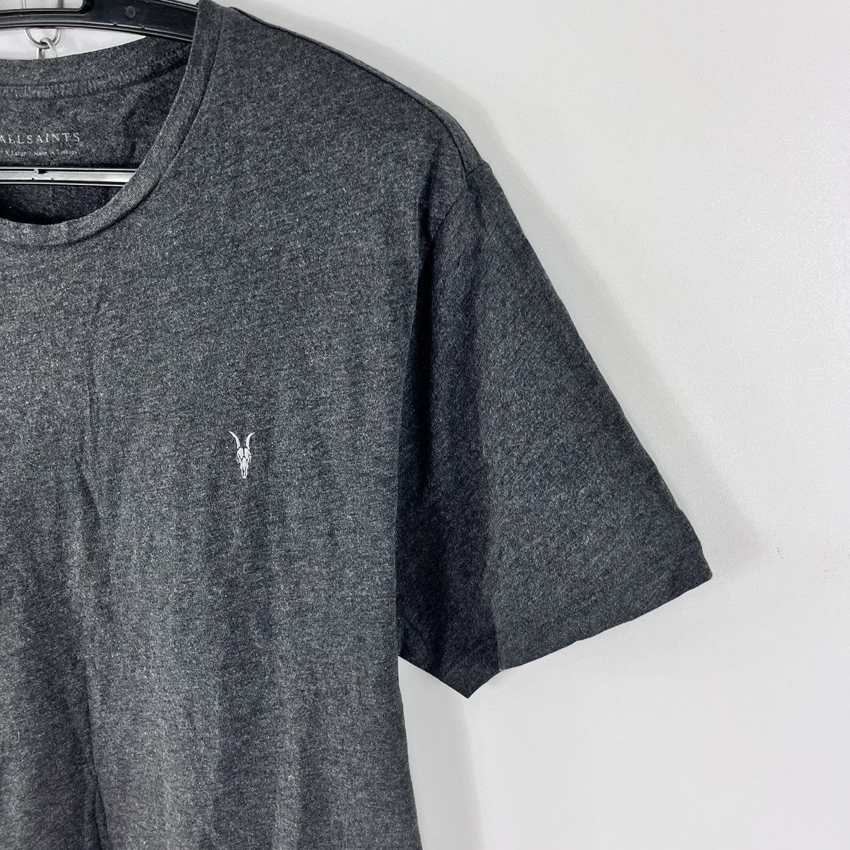 Allsaints × Japanese Brand Allsaints Basic T-Shirt Small Logo Dark Grey Size XL Size US XL / EU 56 / 4 - 3 Thumbnail