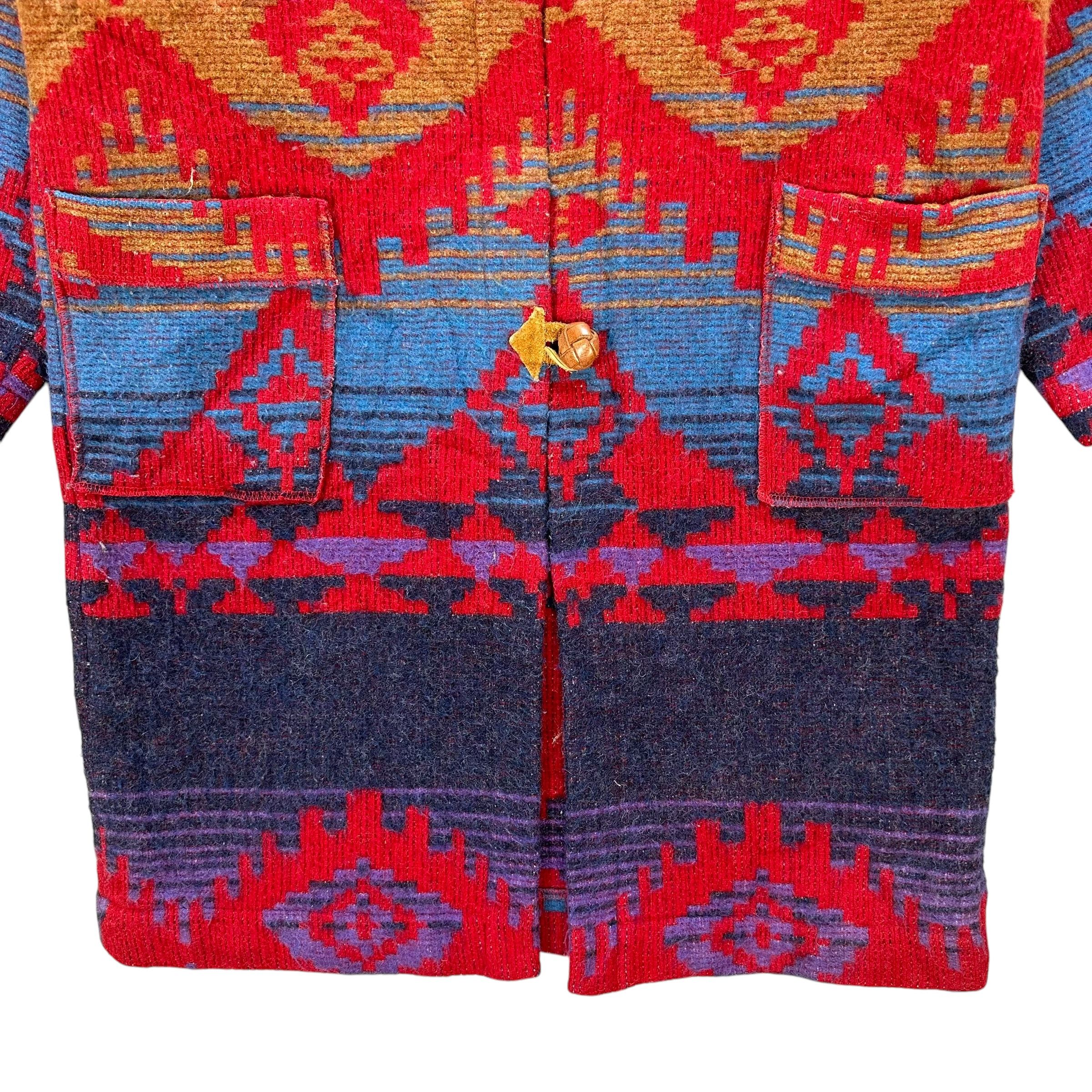 Native 80’s P.L GREENE'S American Made Navajo Hooded Coat #A67-1613 Size US M / EU 48-50 / 2 - 3 Thumbnail