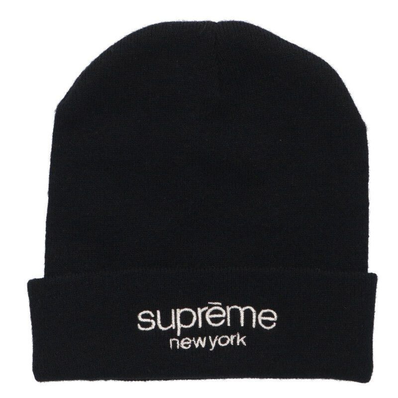 Supreme Supreme Classic Logo Beanie Black Size ONE SIZE Size ONE SIZE - 1 Thumbnail