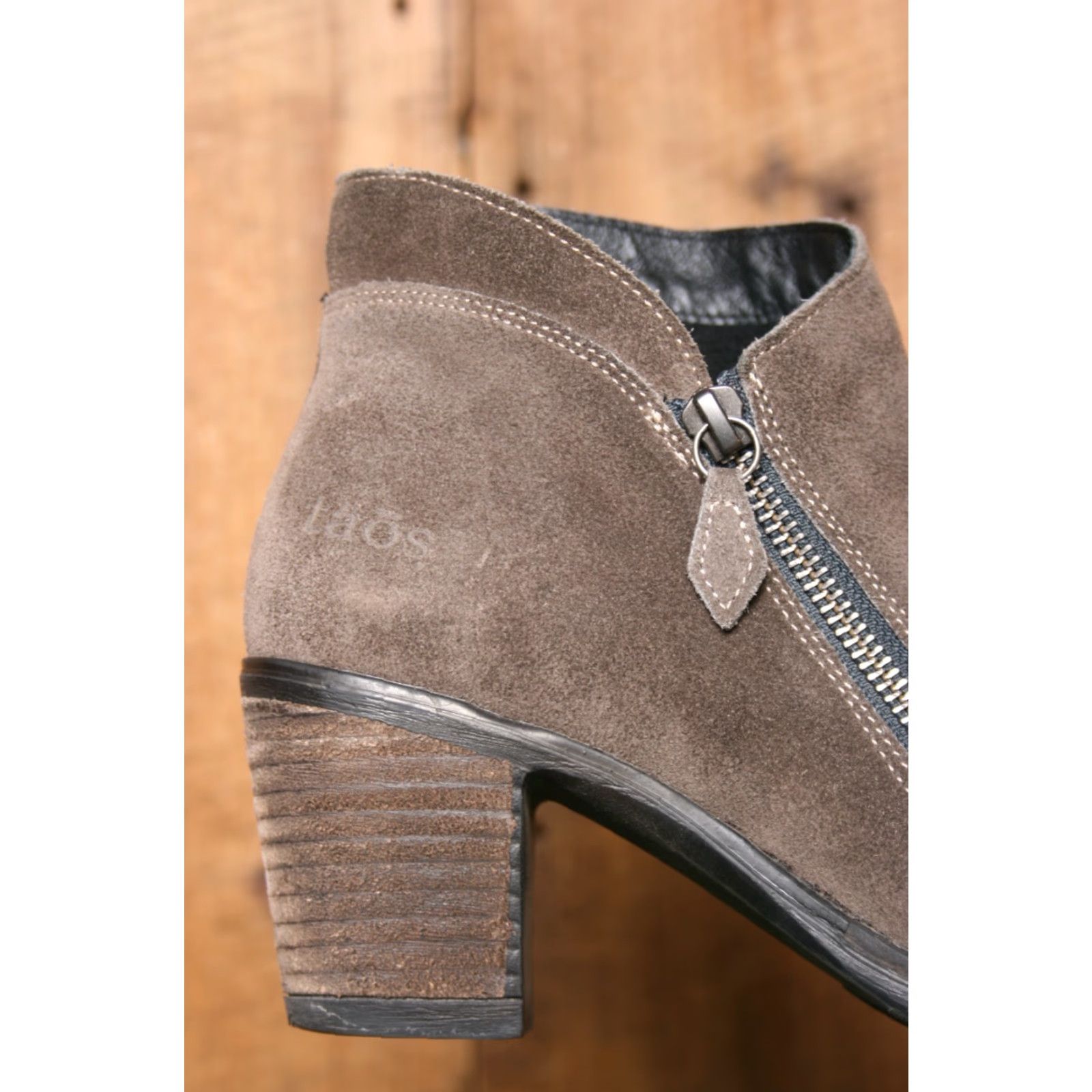 Taos TAOS Billie Suede 2.75" Block Heel Ankle Boots EUR 38 | US 7-7.5 Brown Size US 7.5 / IT 37.5 - 7 Thumbnail