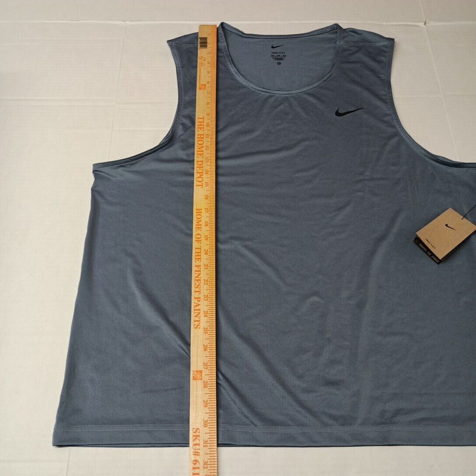 Nike Nike Dri-Fit Ready Fitness Mesh Tank Top Men's 2XL XXL Blue Size US XXL / EU 58 / 5 - 5 Thumbnail