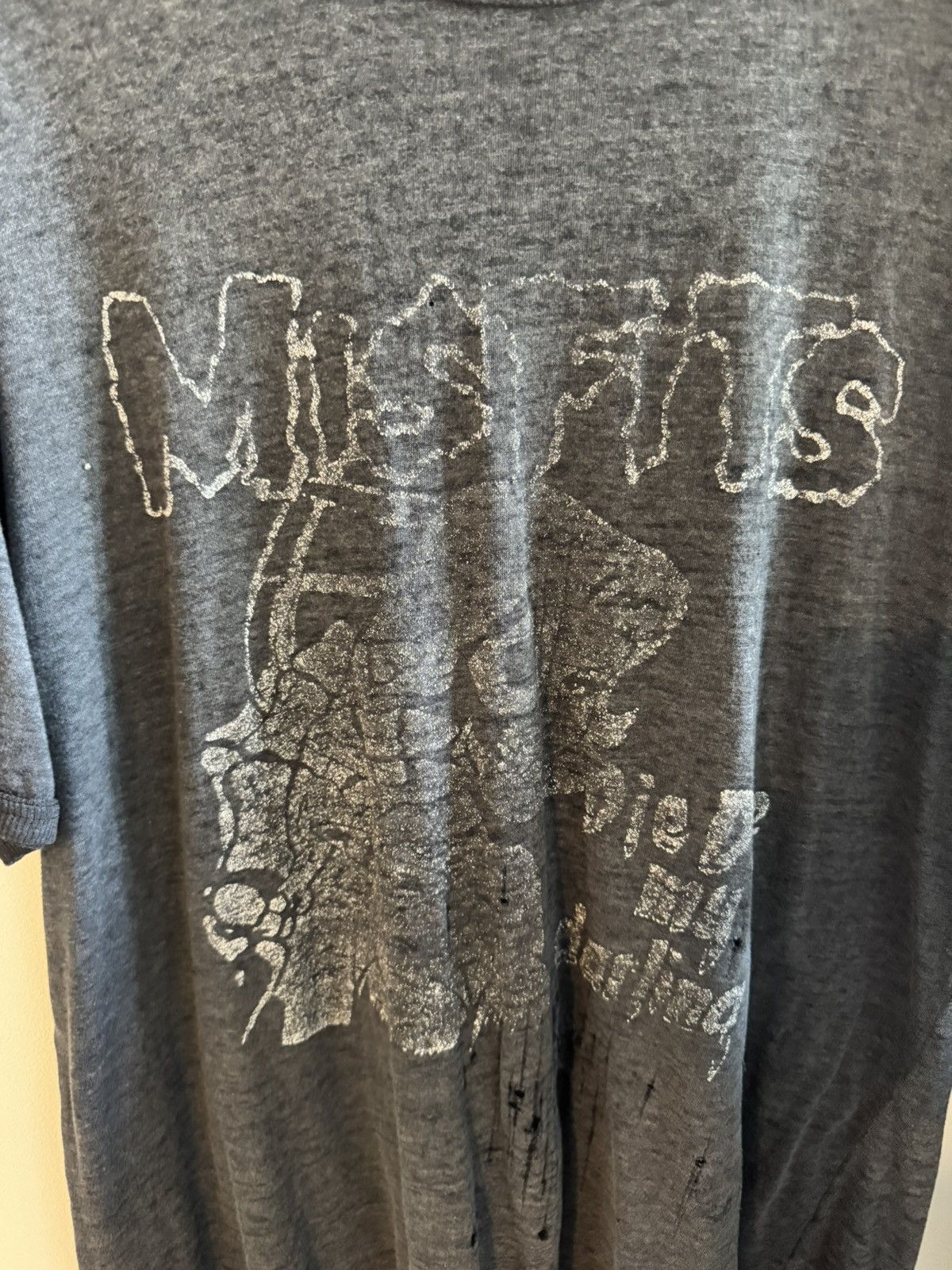 Vintage Misfits 1980 Thrashed Tour Shirt Size US L / EU 52-54 / 3 - 2 Thumbnail