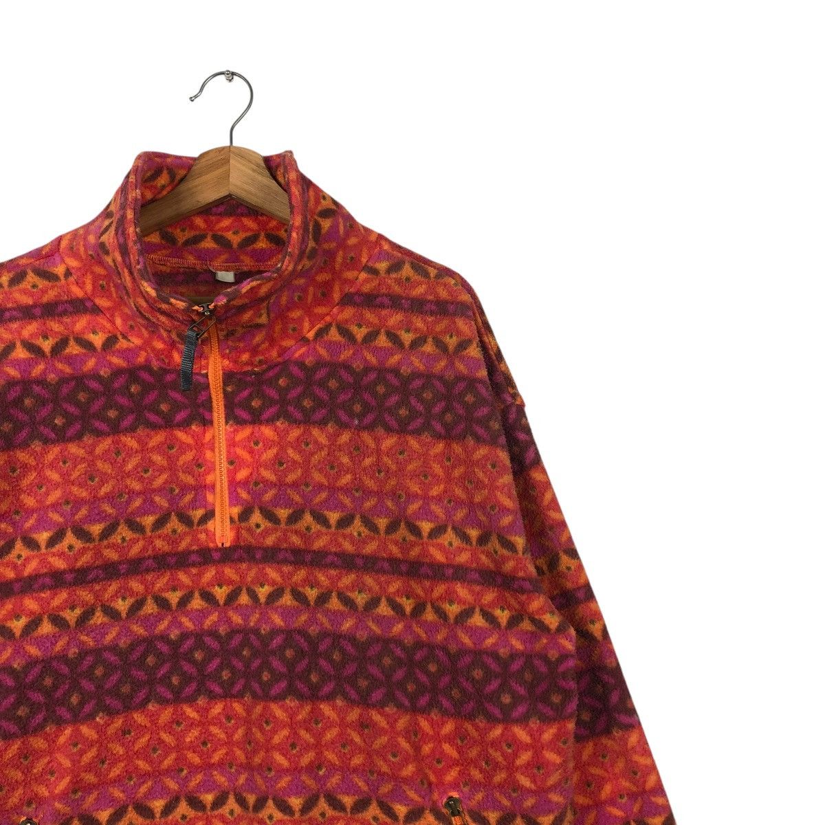 Japanese Brand 🔥VINTAGE HALF ZIPPER FLEECE JACKET TRADDIJIG ISSEY MIYAKE Size US M / EU 48-50 / 2 - 8 Thumbnail