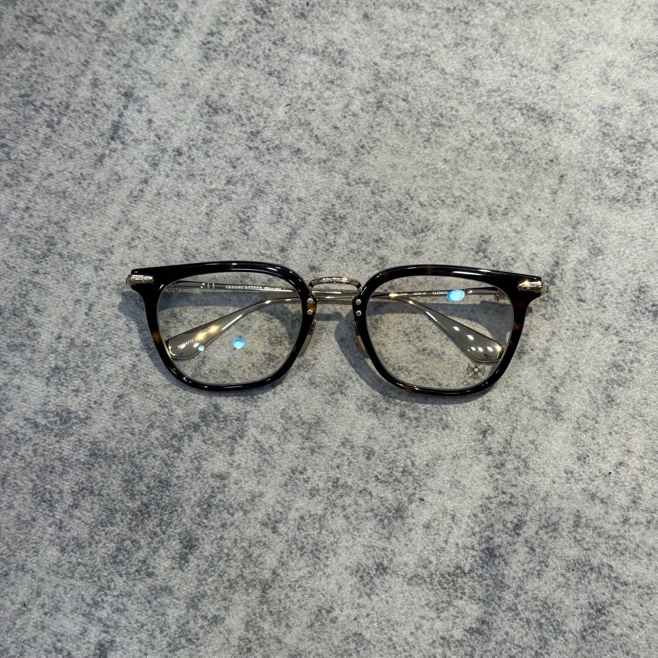 Chrome Hearts CHROME HEARTS CLOACO DARK TORTOISE/GOLD PLATED Size ONE SIZE - 6 Thumbnail