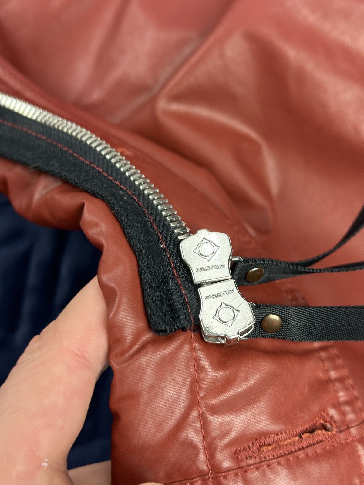 MA.STRUM MA.Strum Red/Burgundy Leather Jacket Size US XL / EU 56 / 4 - 13 Thumbnail