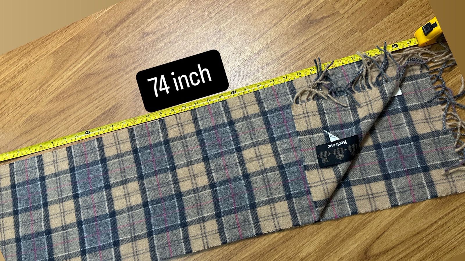 Barbour NWT Barbour Tartan Lambwool Scarf Size ONE SIZE - 11 Thumbnail