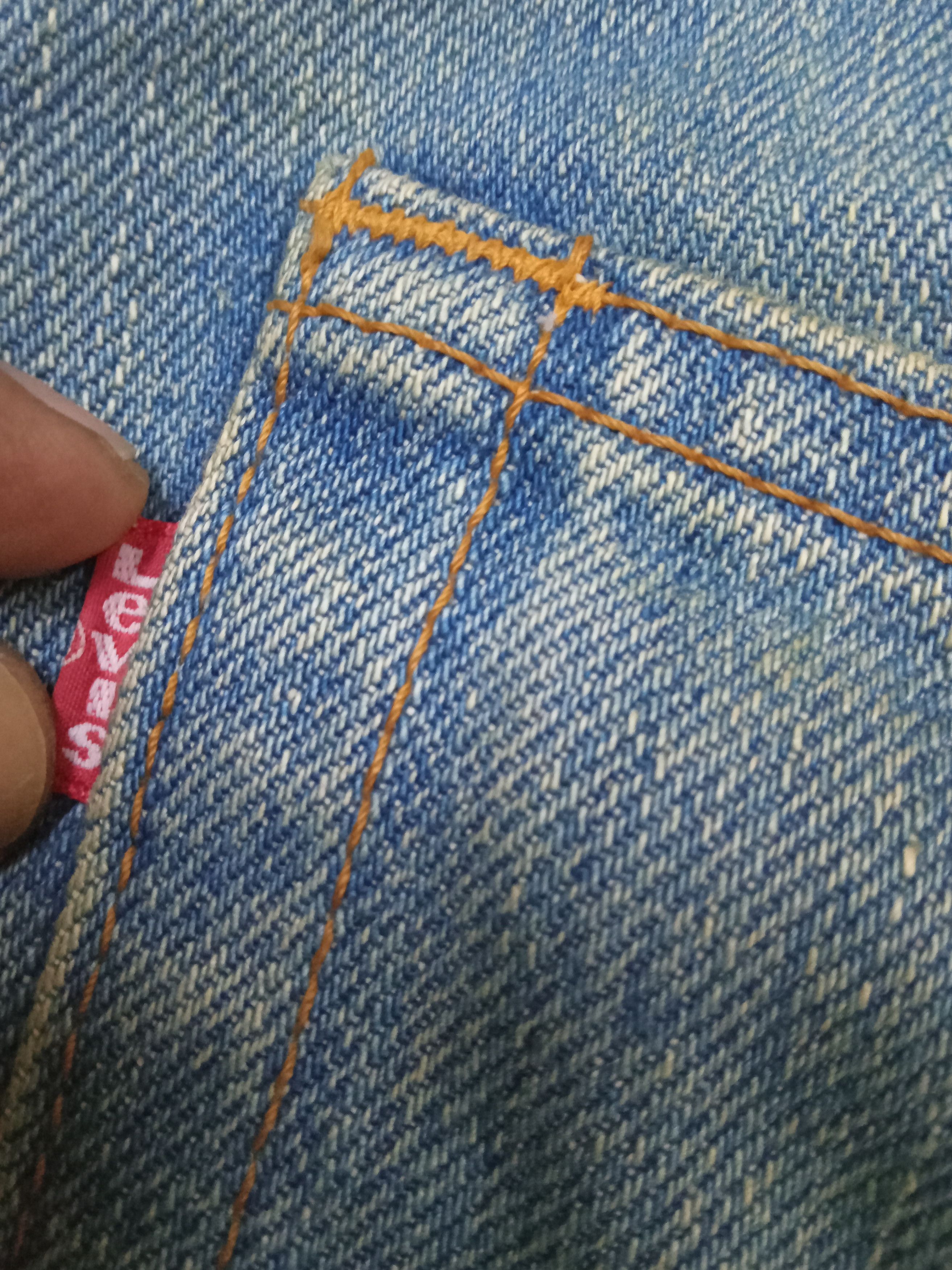 Levi's Vintage Levi's 505 Rare Special Edition Leather Patch Jeans Size US 30 / EU 46 - 7 Thumbnail