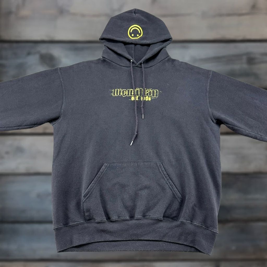 Lee VINTAGE Lee Hoodie Mens L Black Pullover Mcmillan Riders Of The Night Y2K Size US L / EU 52-54 / 3 - 1 Thumbnail