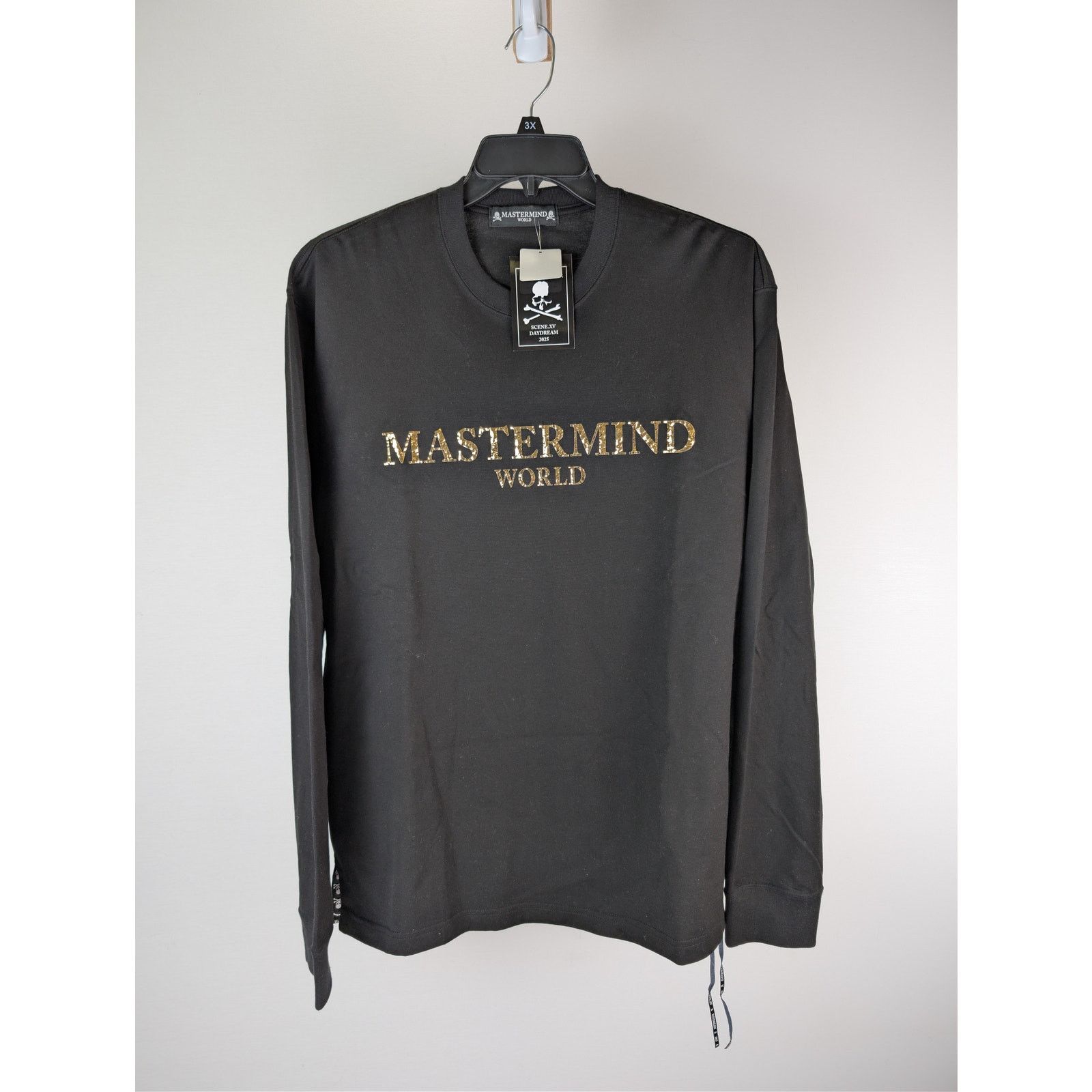 Mastermind World o1rshd1 World Mirror Logo long-sleeve T-shirt in black Size US L / EU 52-54 / 3 - 3 Thumbnail