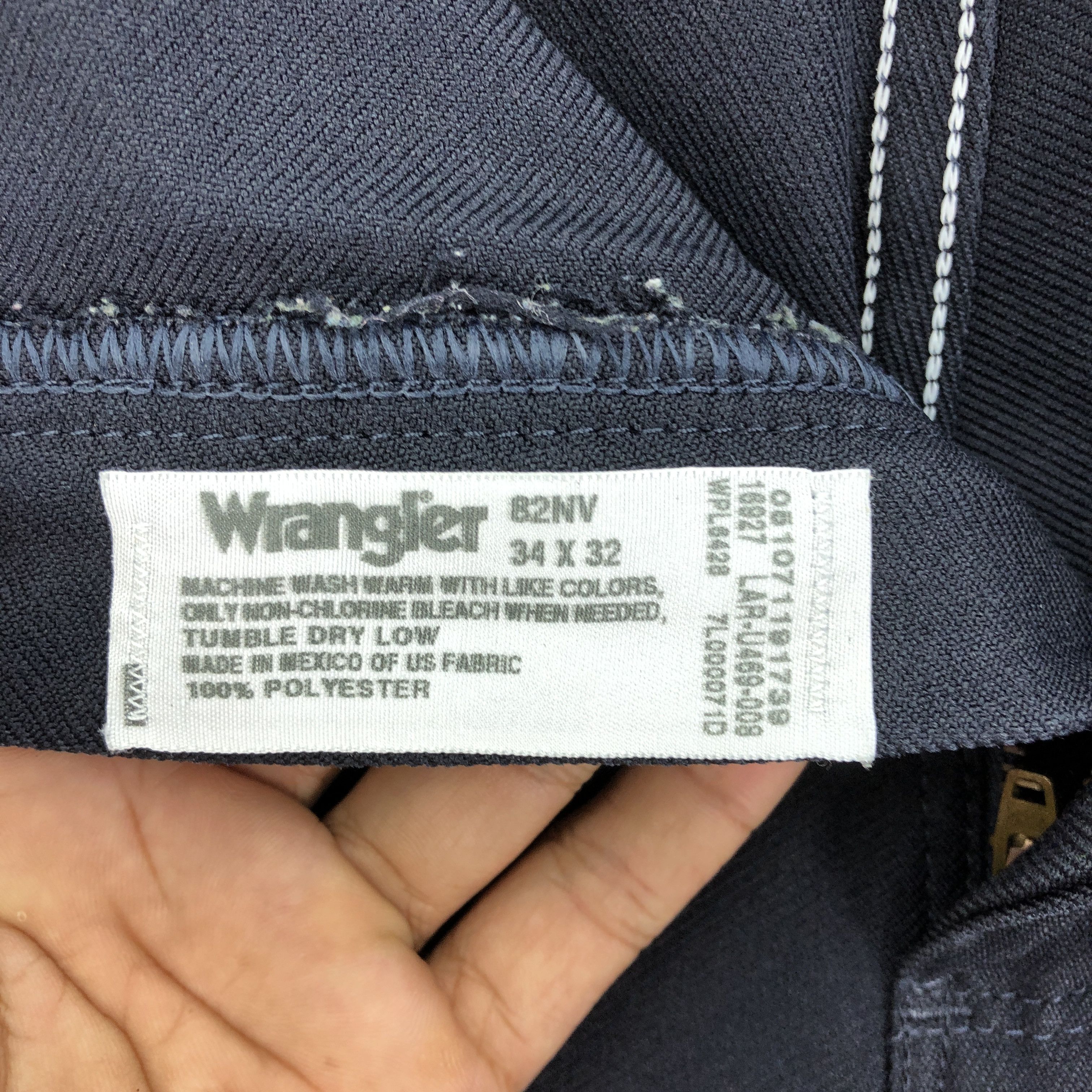 Wrangler Vintage 80s Wrangler Sta Prest Jeans Wrangler Denim Pants Size US 32 / EU 48 - 9 Thumbnail