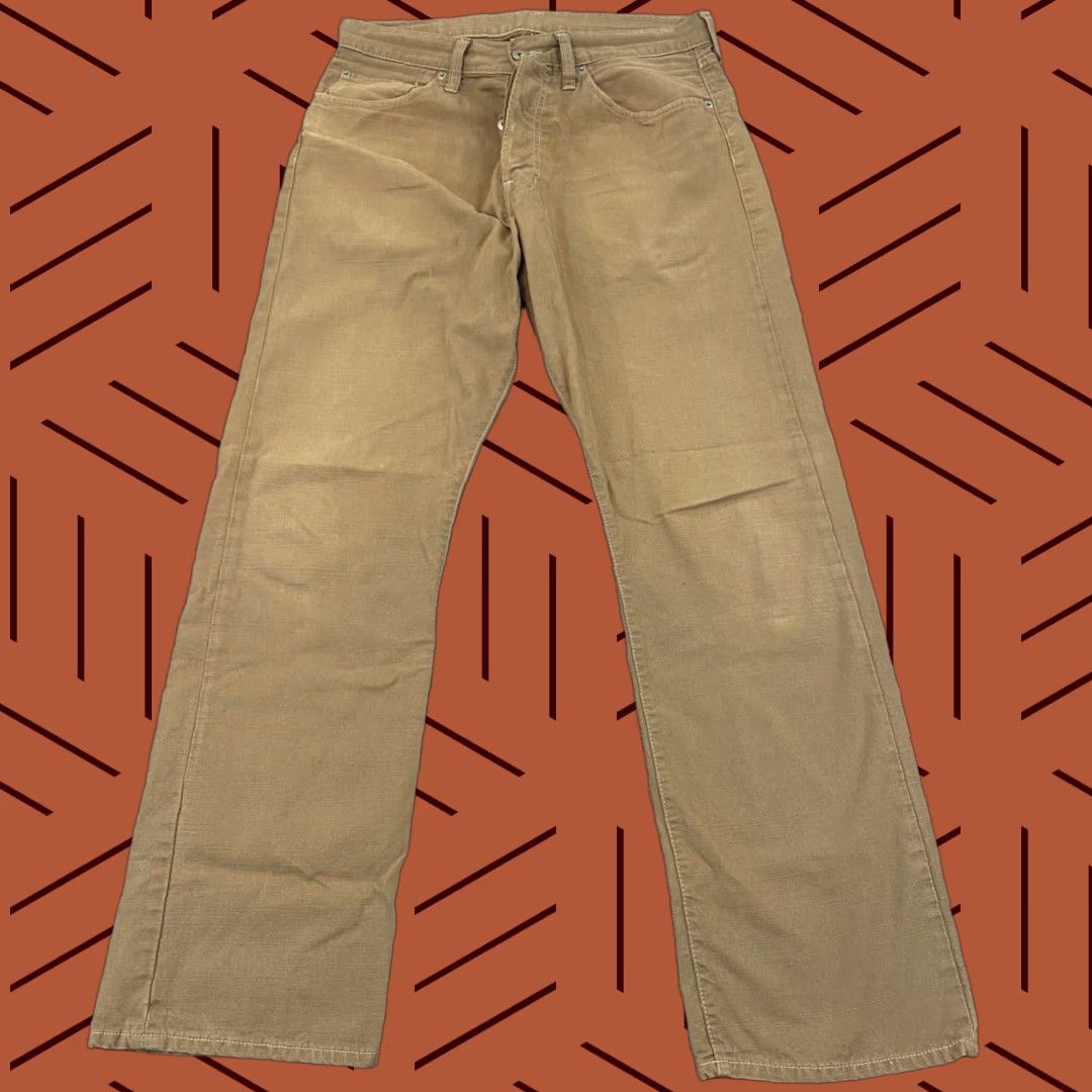 G-Star G-Star Jeans Mens 33x32 Brown Button Fly Straight 5-Pocket Denim Classic Size US 33 - 1 Thumbnail