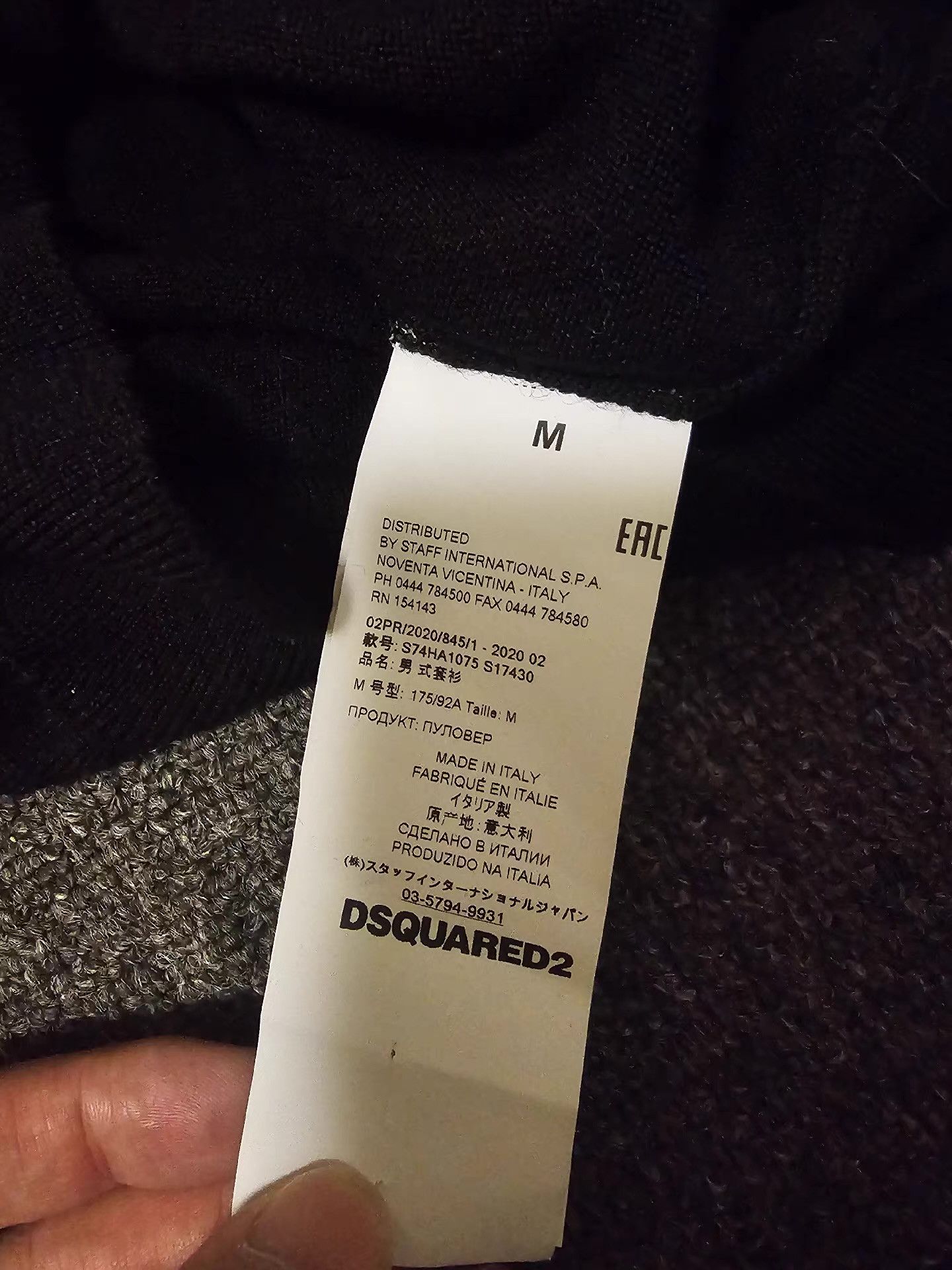 Dsquared2 DSquared2 wool sweater. Q4 Size US M / EU 48-50 / 2 - 6 Thumbnail