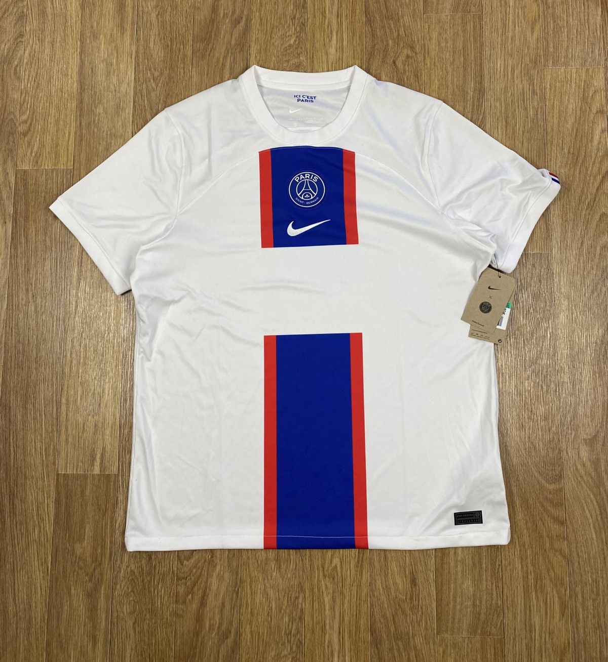 Nike Nike PSG 2022 2023 Soccer Jersey With Tags DN2716-101 Size US XL / EU 56 / 4 - 1 Thumbnail