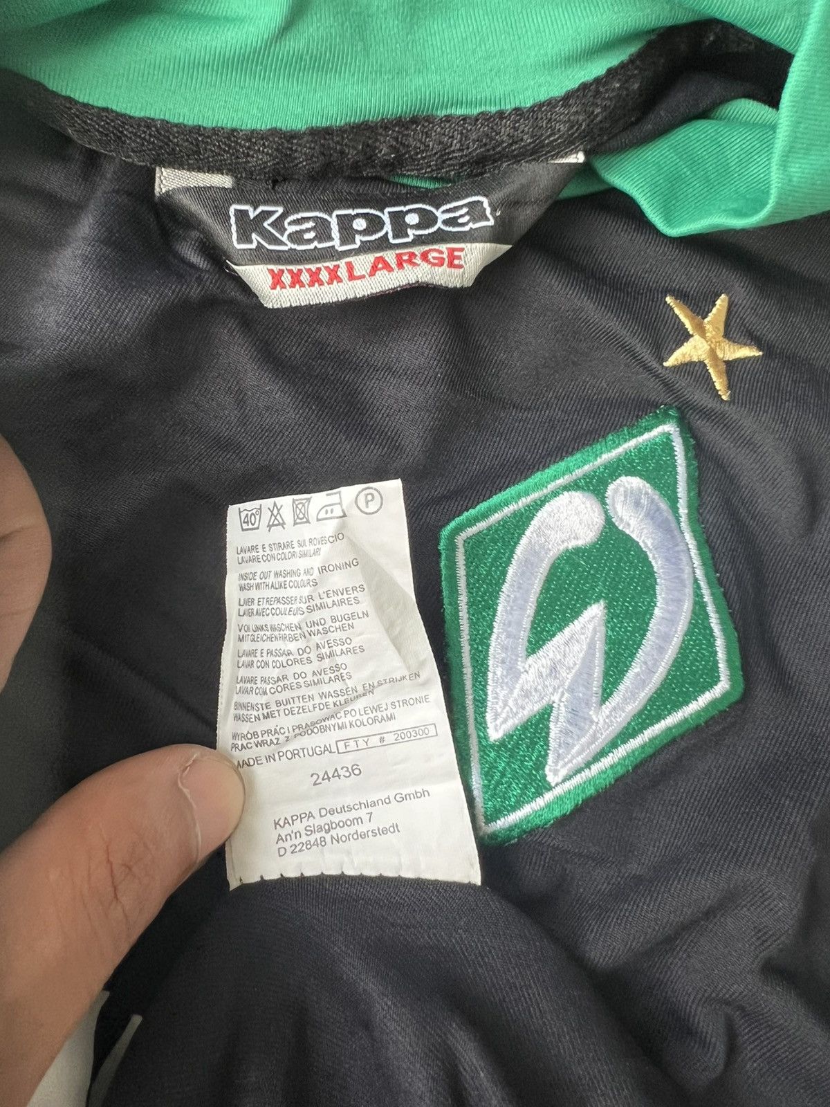 Kappa Kappa 06-07 SV Werder Bremen *we win!* #Klose 3rd Kit Jersey Size US XL / EU 56 / 4 - 5 Thumbnail