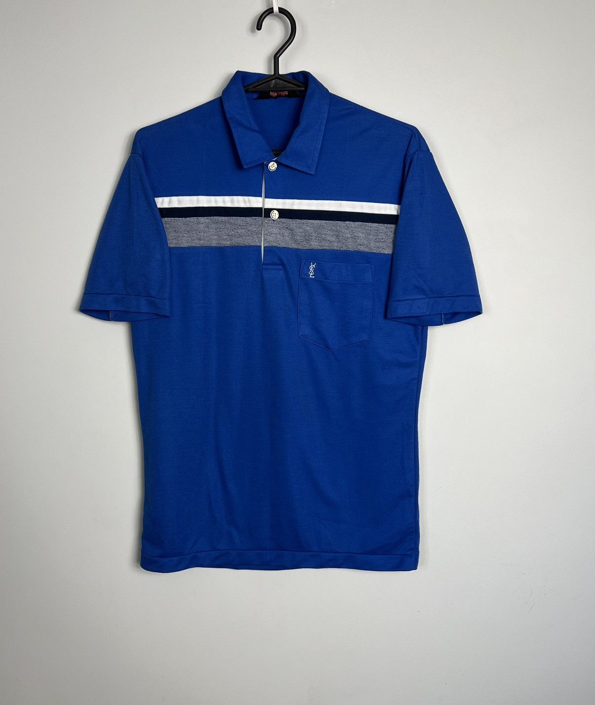 Vintage × Yves Saint Laurent Polo Shirt Yves Saint Laurent YSL vintage 80’s 90’s rare Size US M / EU 48-50 / 2 - 1 Thumbnail