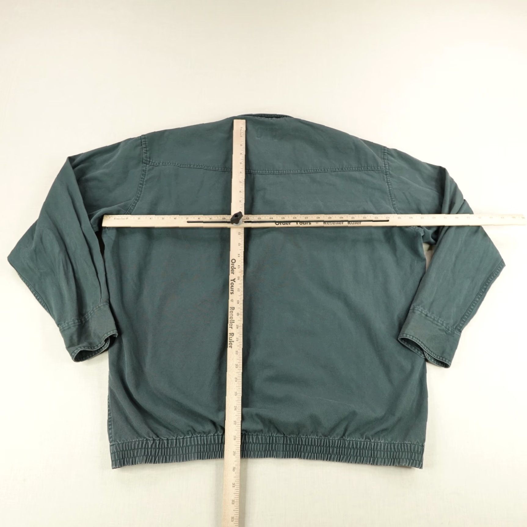Vintage Cabela's Shirt Men XL Green Canvas Button-Up Outdoor Pocket Shirt Mens Size US XL / EU 56 / 4 - 4 Thumbnail