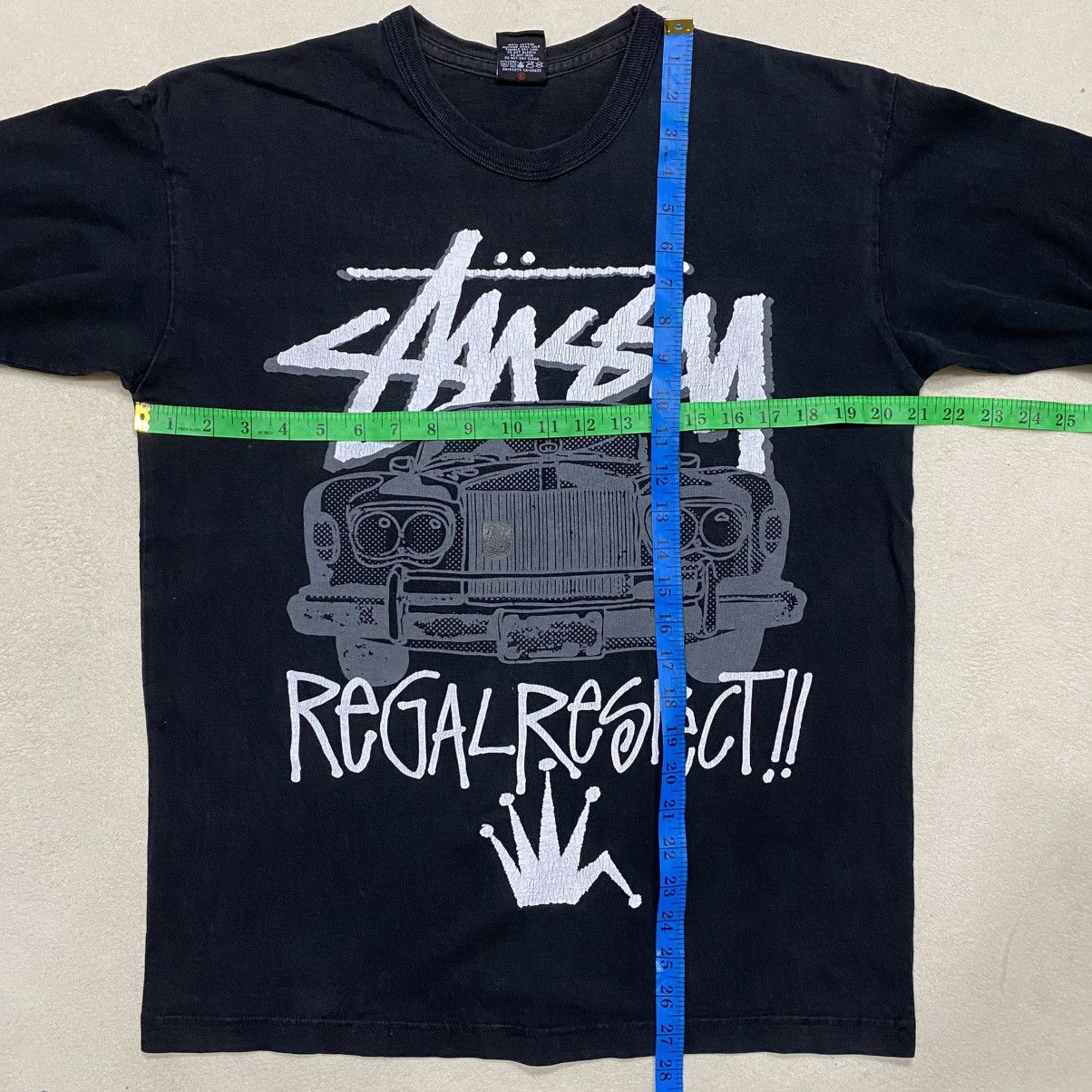 Stussy Vintage 90's STUSSY Regal Respect Long Sleeve T-shirt Size US M / EU 48-50 / 2 - 11 Thumbnail