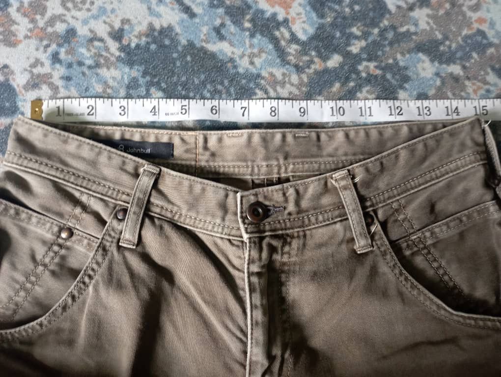 Tornado Mart Flare Jeans Japan John Bull Faded Green Army Bootcut Jeans Size US 29 - 8 Thumbnail