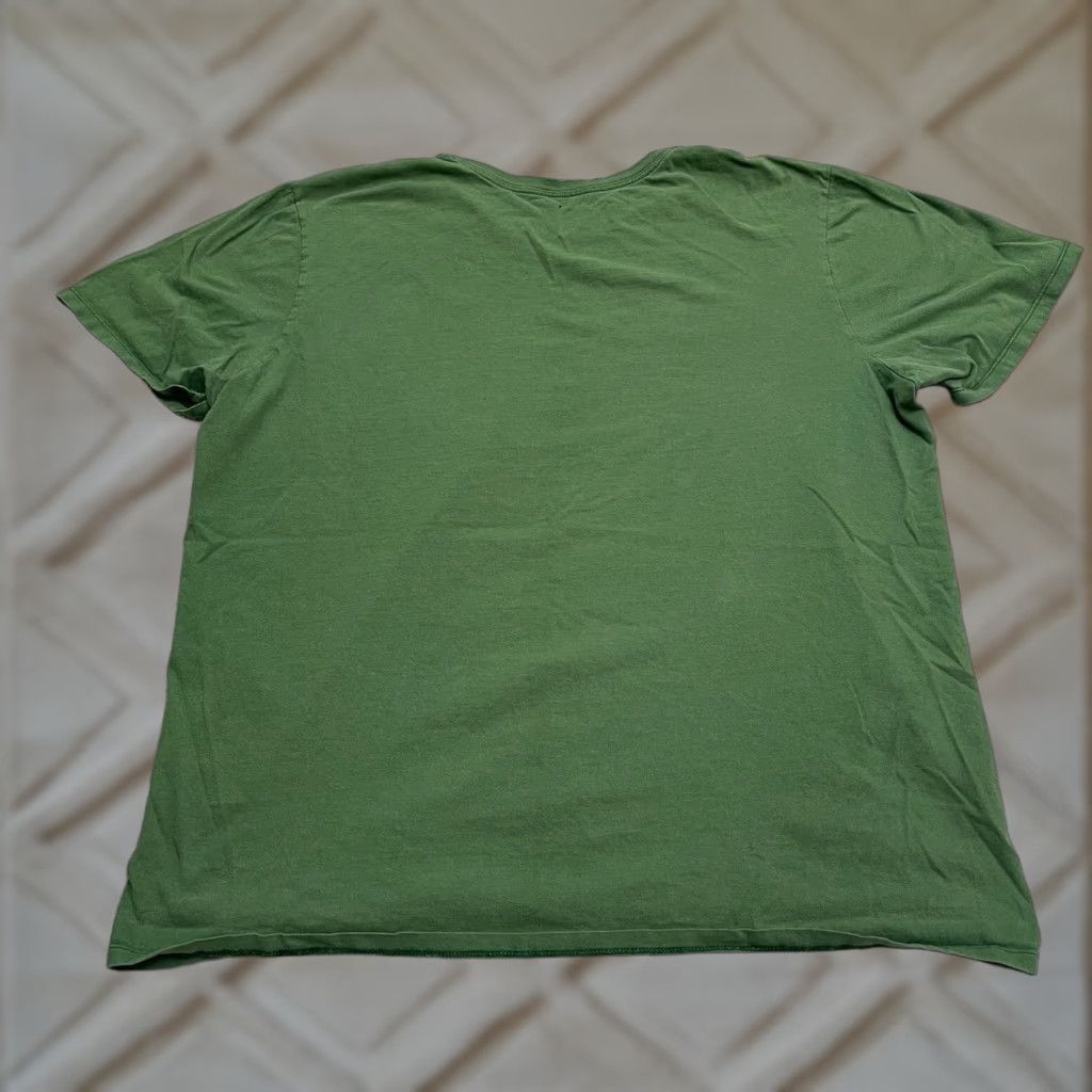 Nike Nike Graphic T-Shirt Mens Large Green Crew Neck Short Sleeve Cotton Casual Tee Size US L / EU 52-54 / 3 - 1 Thumbnail