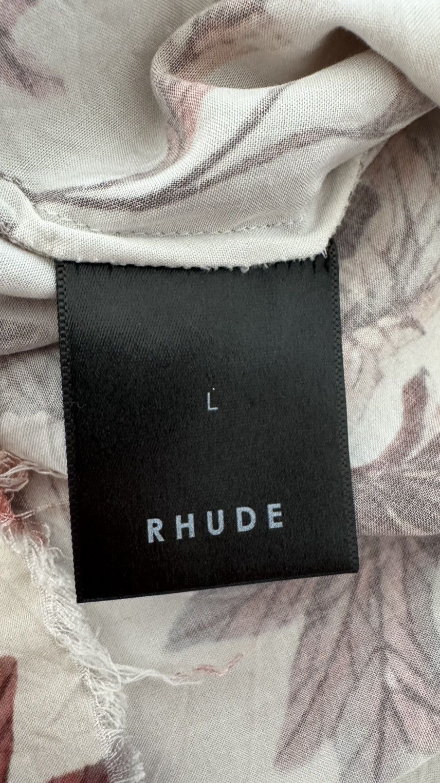Rhude Rhude - Silk blend camp collar button up. Size US L / EU 52-54 / 3 - 7 Thumbnail