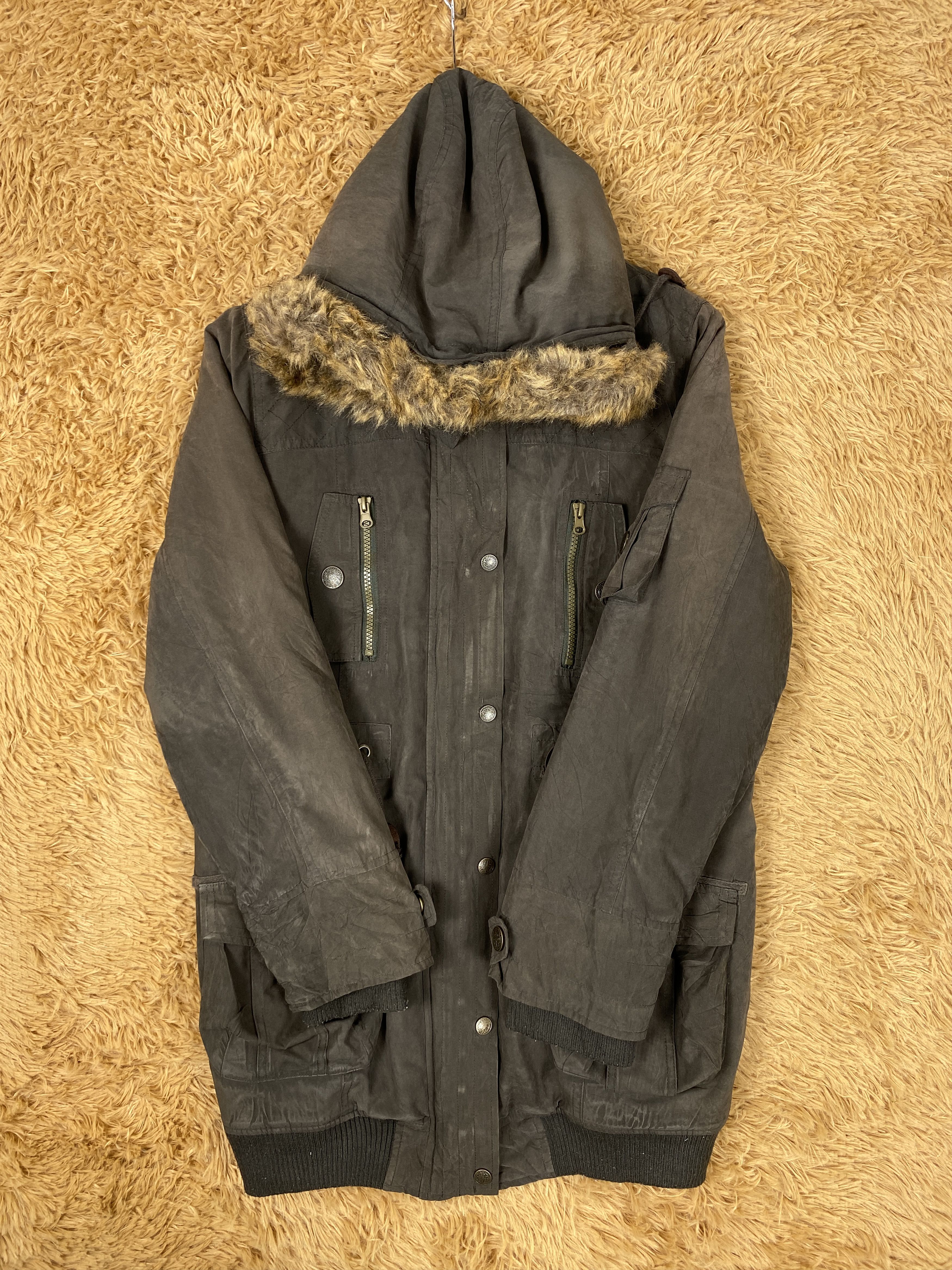 Japanese Brand Vintage C" estbien Hoodie Faded Long Jacket Parkas J2077 Size S / US 4 / IT 40 - 4 Thumbnail