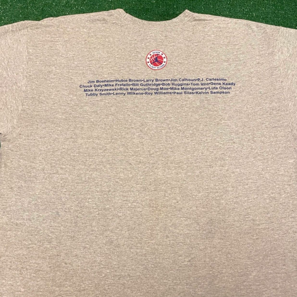 Nike VINTAGE Nike Air Jordan Flight School 2005 Shirt XL Men Gray 90s Hip Hop Retro Sports Jordan Bulls Mens Size US XL / EU 56 / 4 - 2 Thumbnail