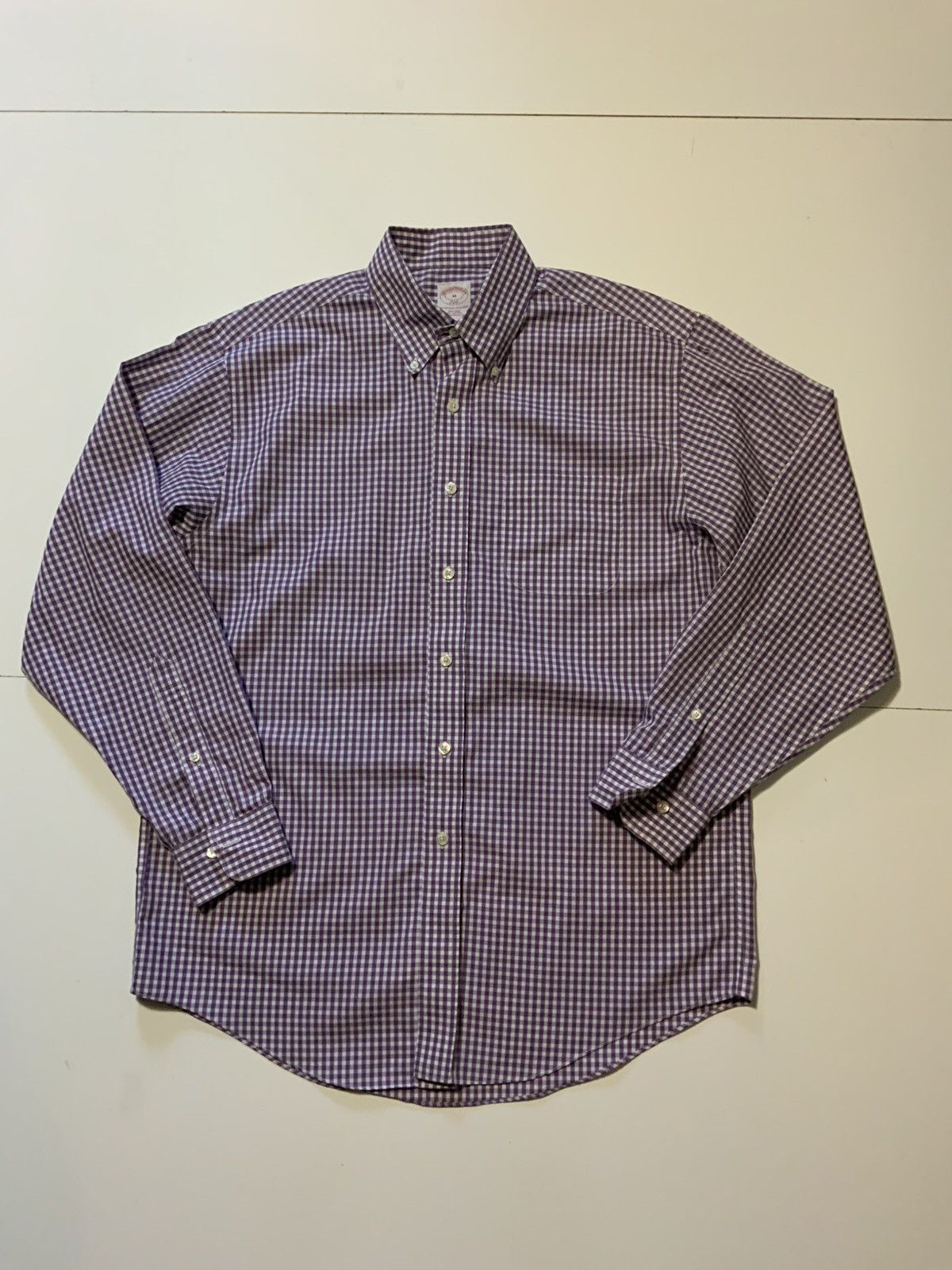 Brooks Brothers Brooks Brothers 346 Original Polo Plaid Button Dress Shirt Size US S / EU 44-46 / 1 - 1 Thumbnail