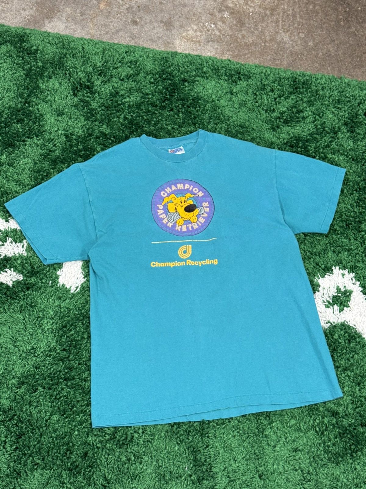 Vintage Vintage Hanes Beefy Tee Champion Paper Dog Retriver Large Size US L / EU 52-54 / 3 - 1 Thumbnail
