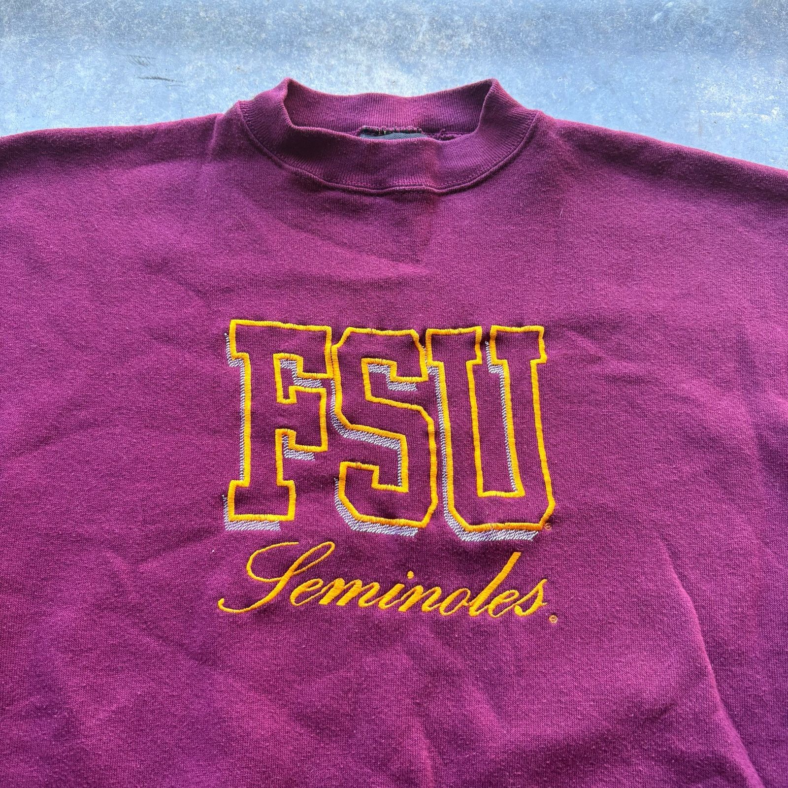 Vintage Vintage Florida State Seminoles Football Sweatshirt Size US XL / EU 56 / 4 - 3 Thumbnail