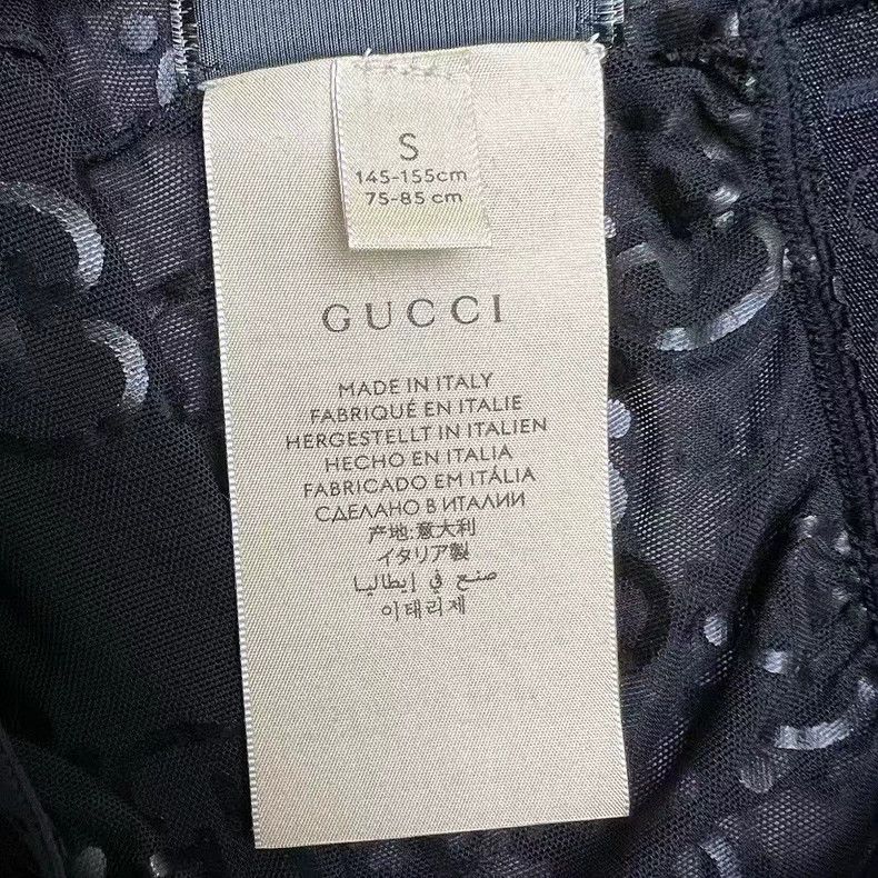 Gucci Gucci SizeS Double G Logo Old Flower Translucent Pantyhose Size 26" / US 2 / IT 38 - 4 Thumbnail