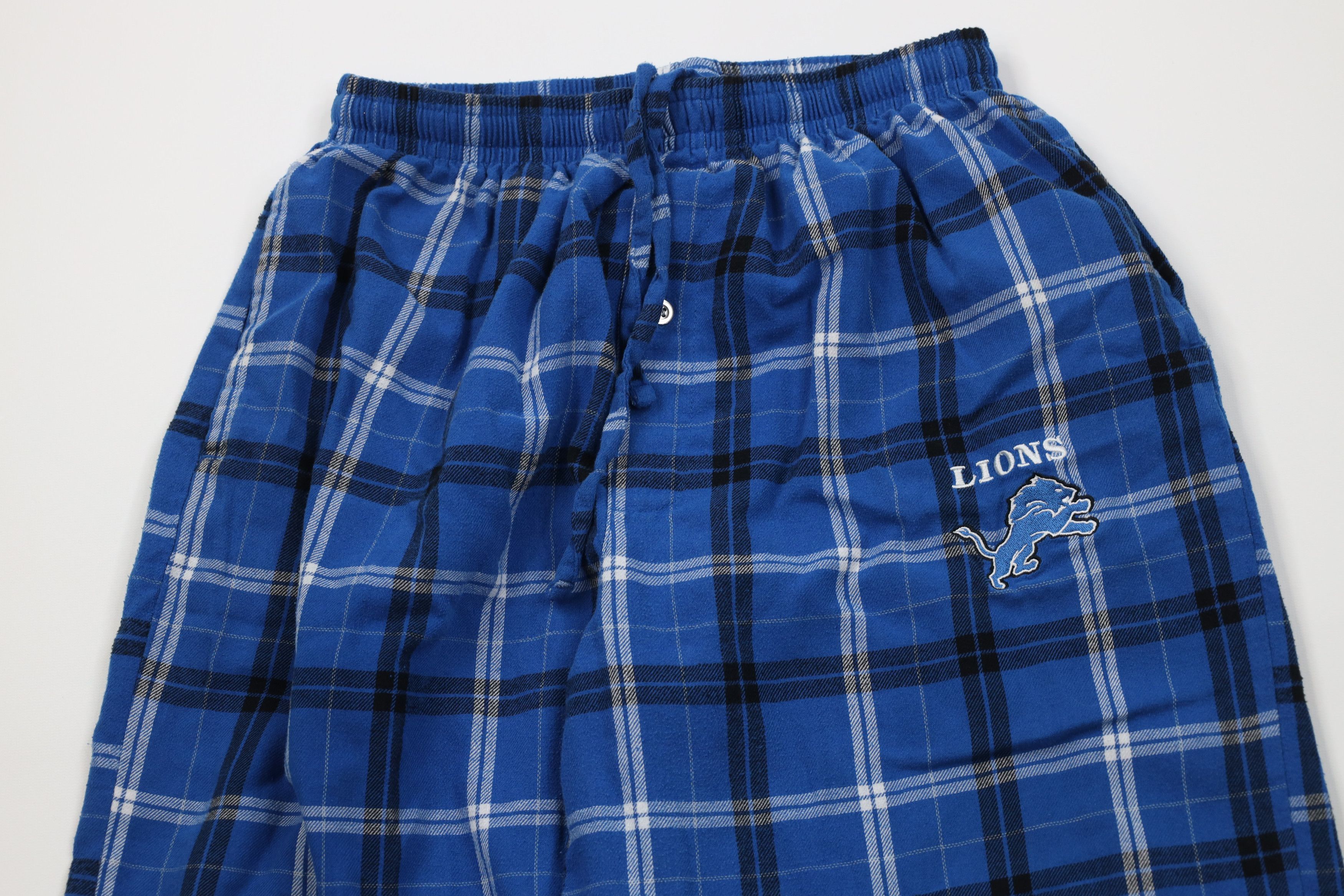 Vintage Vintage Y2K NFL Detroit Lions Football Flannel Pajamas Pants Size US 36 / EU 52 - 2 Thumbnail