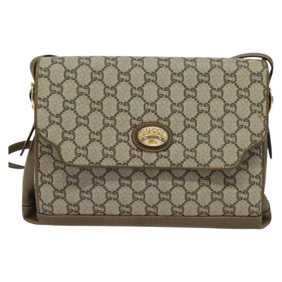 Gucci GUCCI GG Supreme Shoulder Bag Pvc Beige Gold Size ONE SIZE - 13 Thumbnail