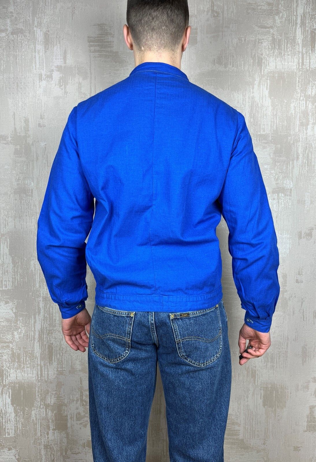 Le Laboureur Vintage 80's OTAVAN-STABIL Czech Work Chore Jacket Size US L / EU 52-54 / 3 - 14 Thumbnail
