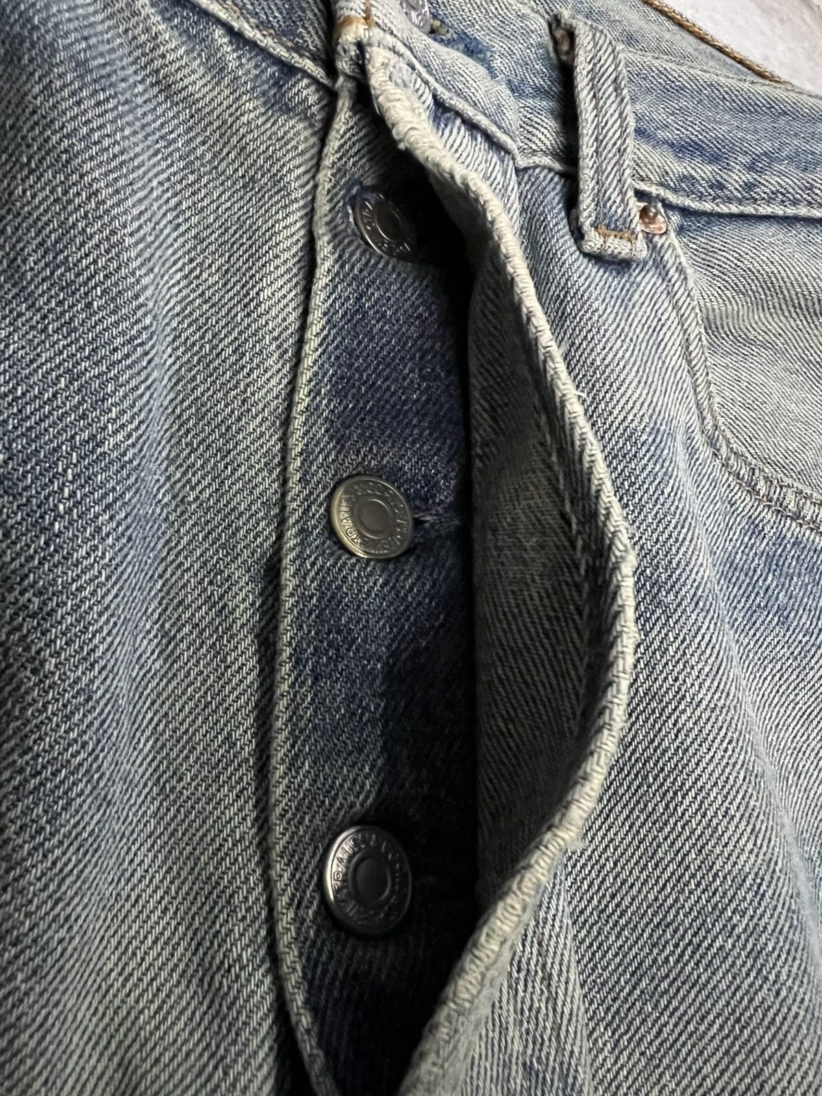 Levi's 💥90s Levis 501 kurt Corbain Mud Wash Distressed Jean Size US 29 - 15 Thumbnail