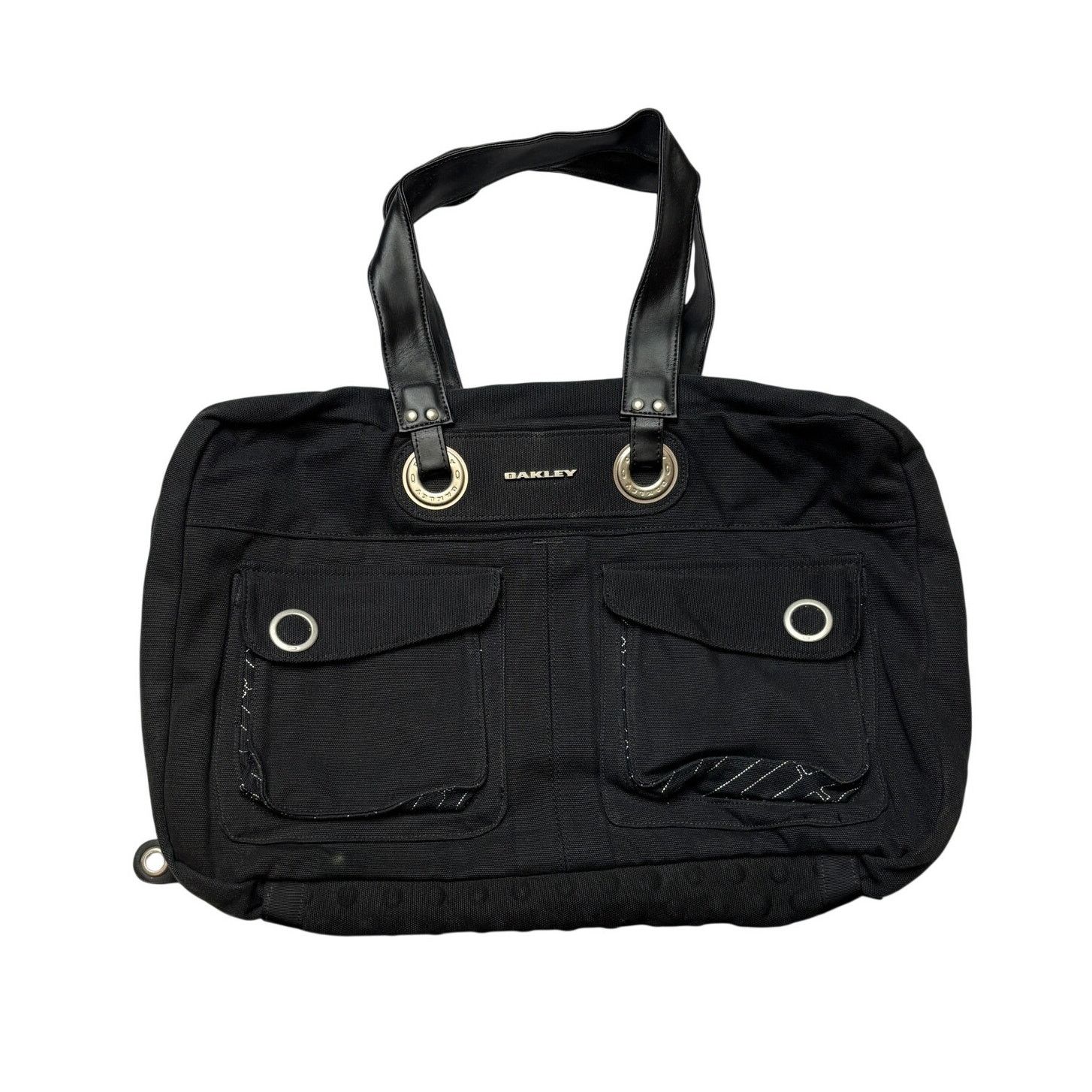 Oakley Oakley Carry On Top Handle Weekender Black Canvas Bag Size ONE SIZE - 1 Thumbnail
