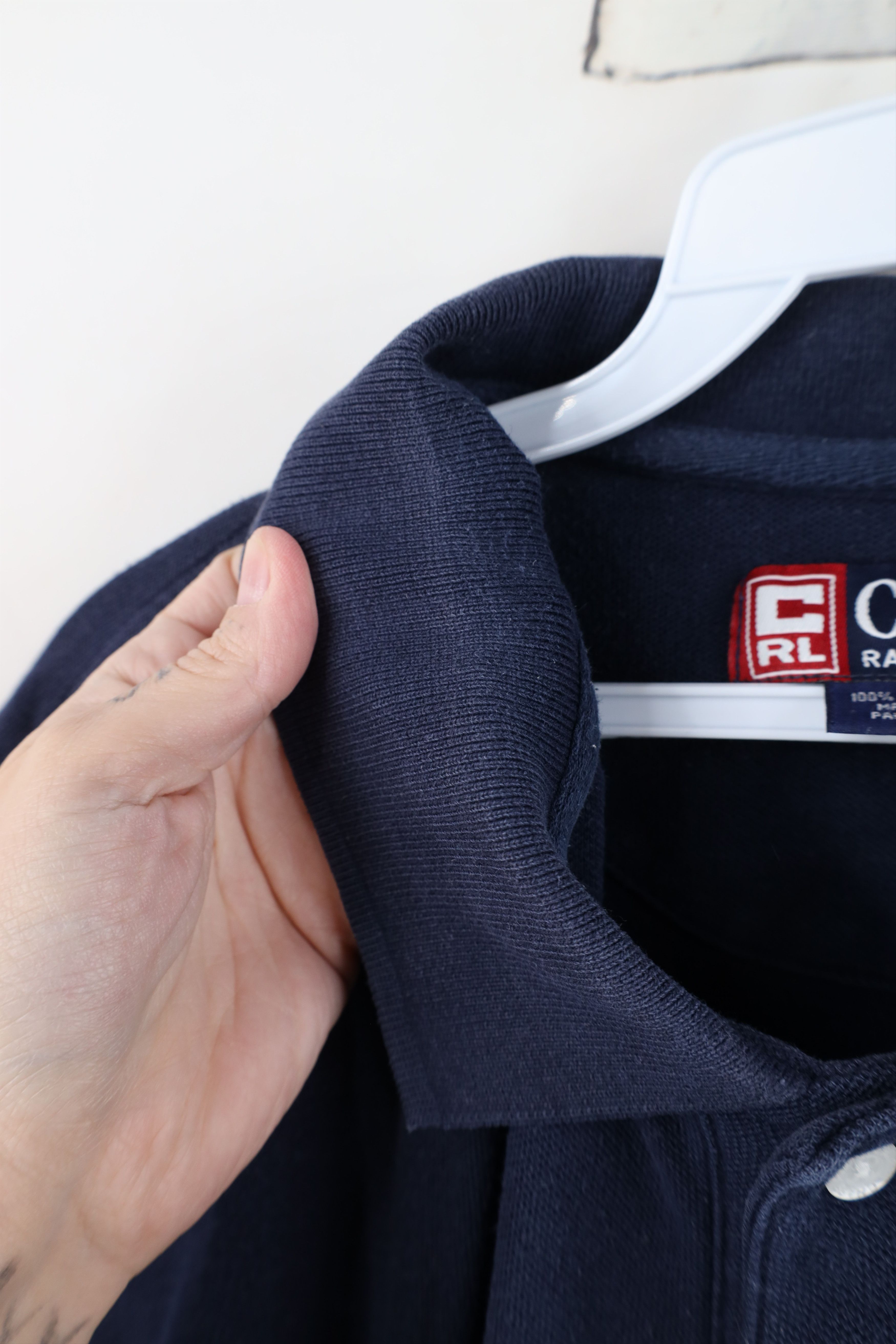 Ralph Lauren Vintage 90s Chaps Ralph Lauren Crest Baggy Fit Golf Polo Size US L / EU 52-54 / 3 - 7 Thumbnail