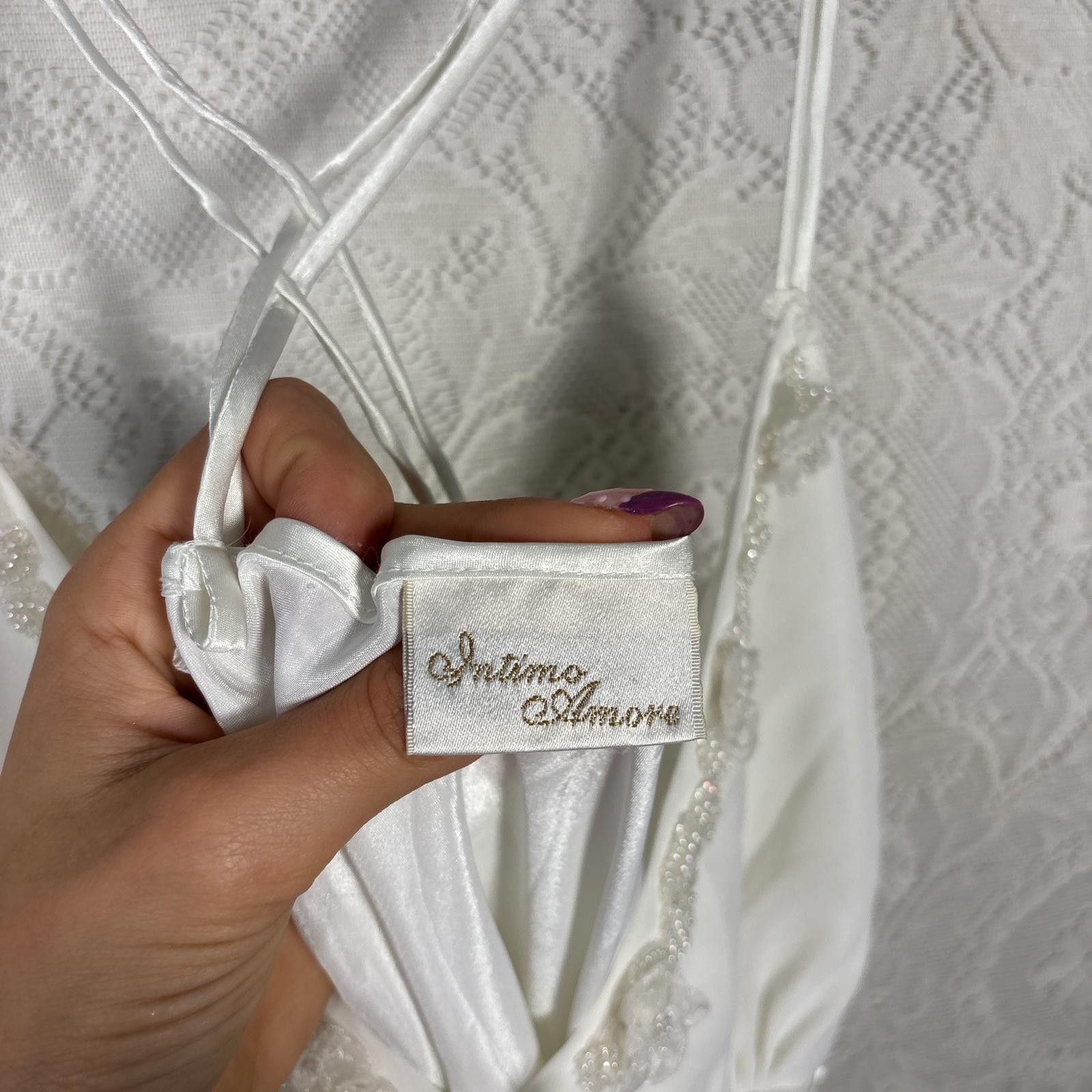 Other vintage silky bridal beaded slip dress Size M / US 6-8 / IT 42-44 - 5 Thumbnail