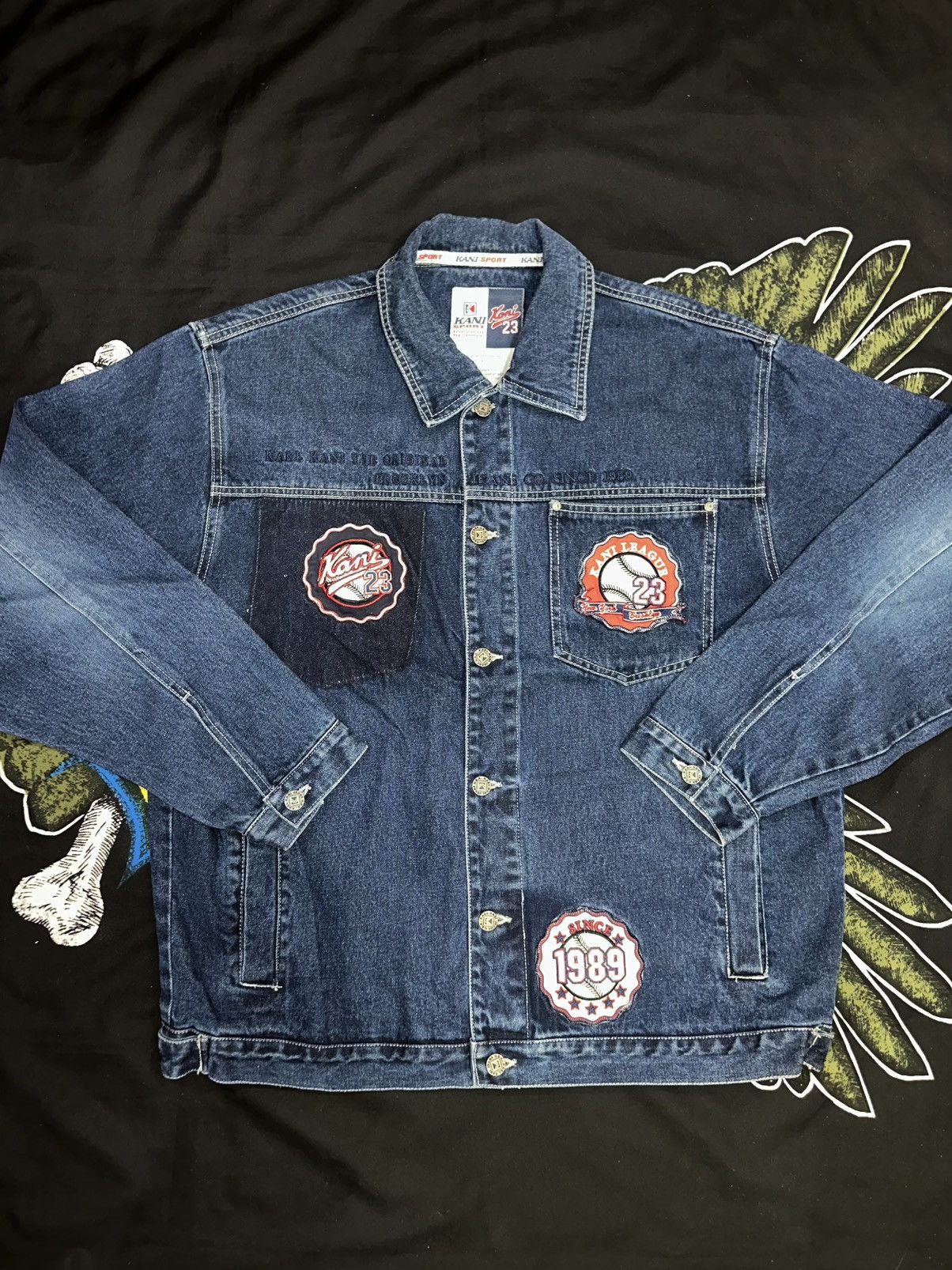 Karl Kani × Vintage Vintage Rare Karl Kani Embroidered Denim Jacket 90’s 2pac Size US XL / EU 56 / 4 - 1 Thumbnail