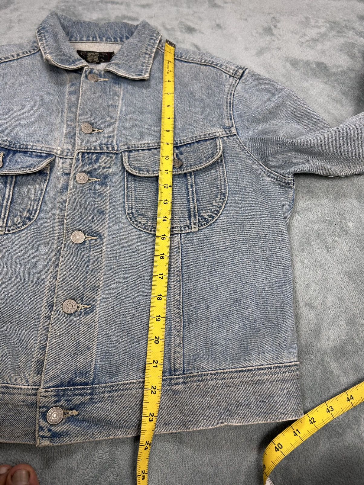 RRL Ralph Lauren Vintage Double RL Trucker Denim Jacket. J054 Size US L / EU 52-54 / 3 - 14 Thumbnail
